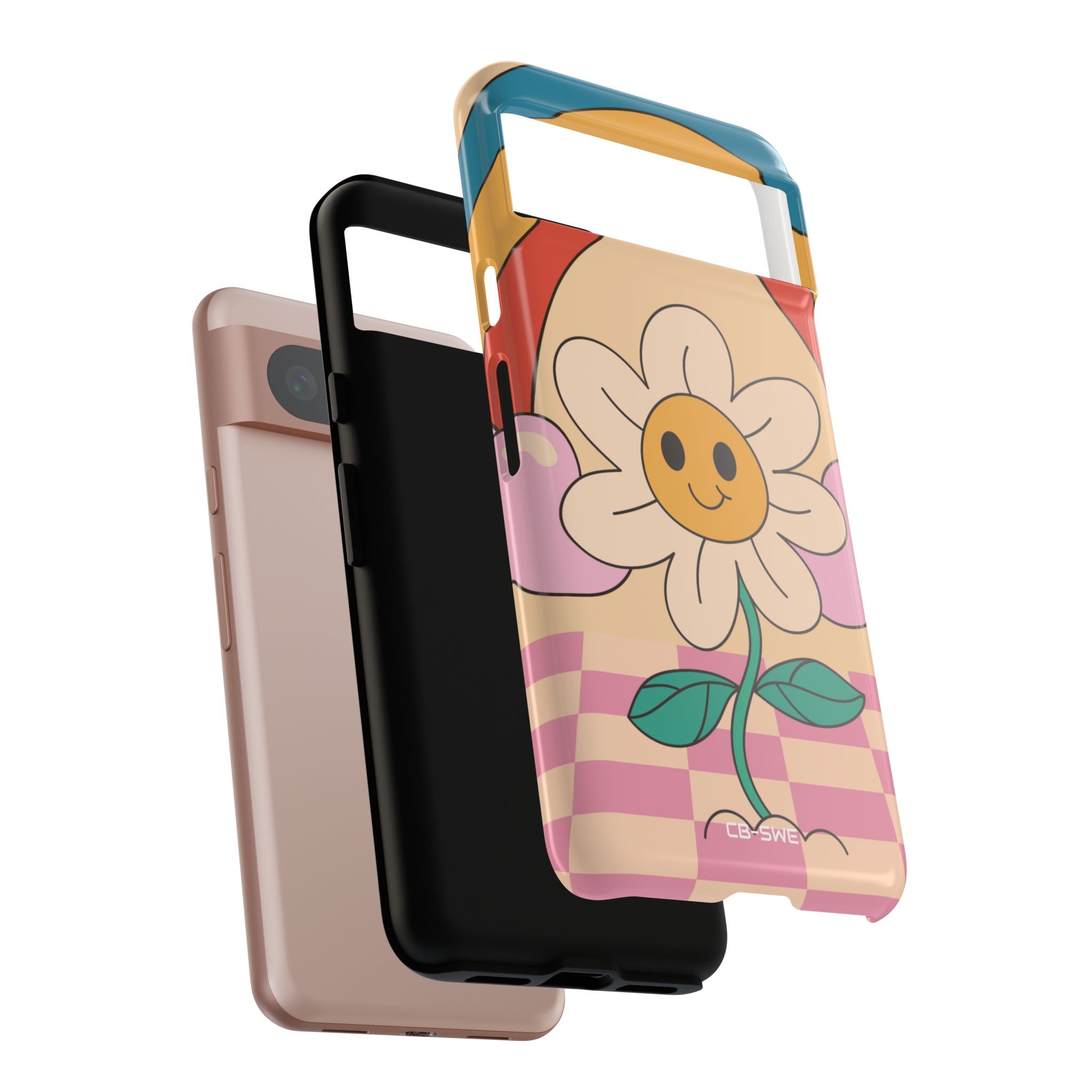 Joyful Retro Bloom - Google Pixel Case