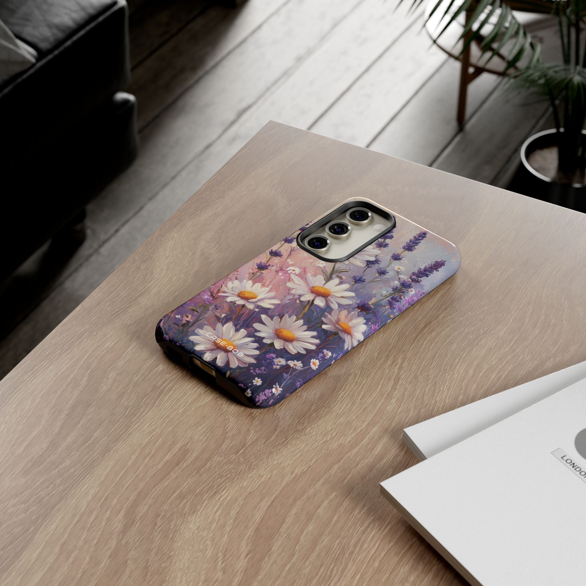 Daisy Lavender Bloom Samsung S23 Case - Tough