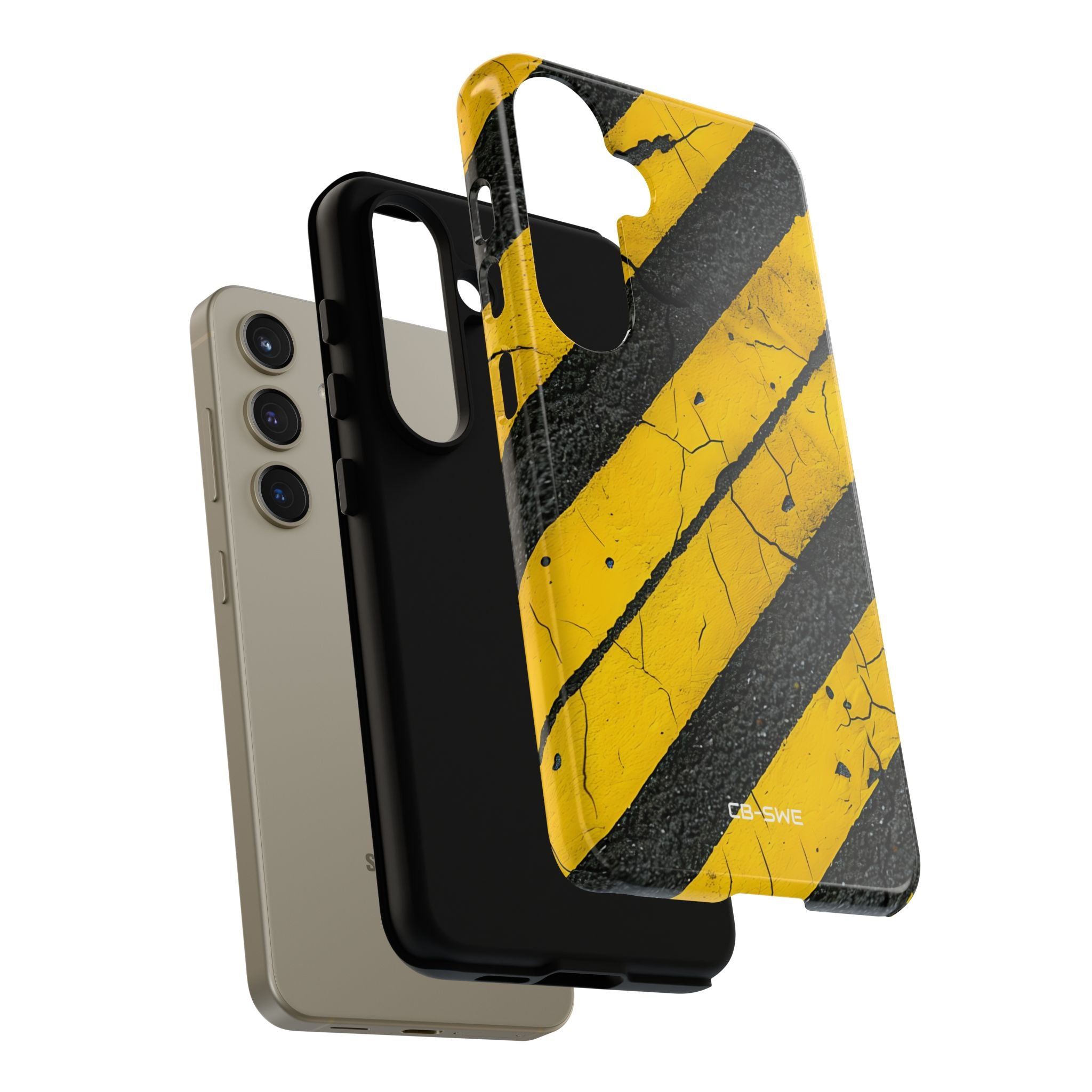 Cracked Hazard Lines - Samsung Case