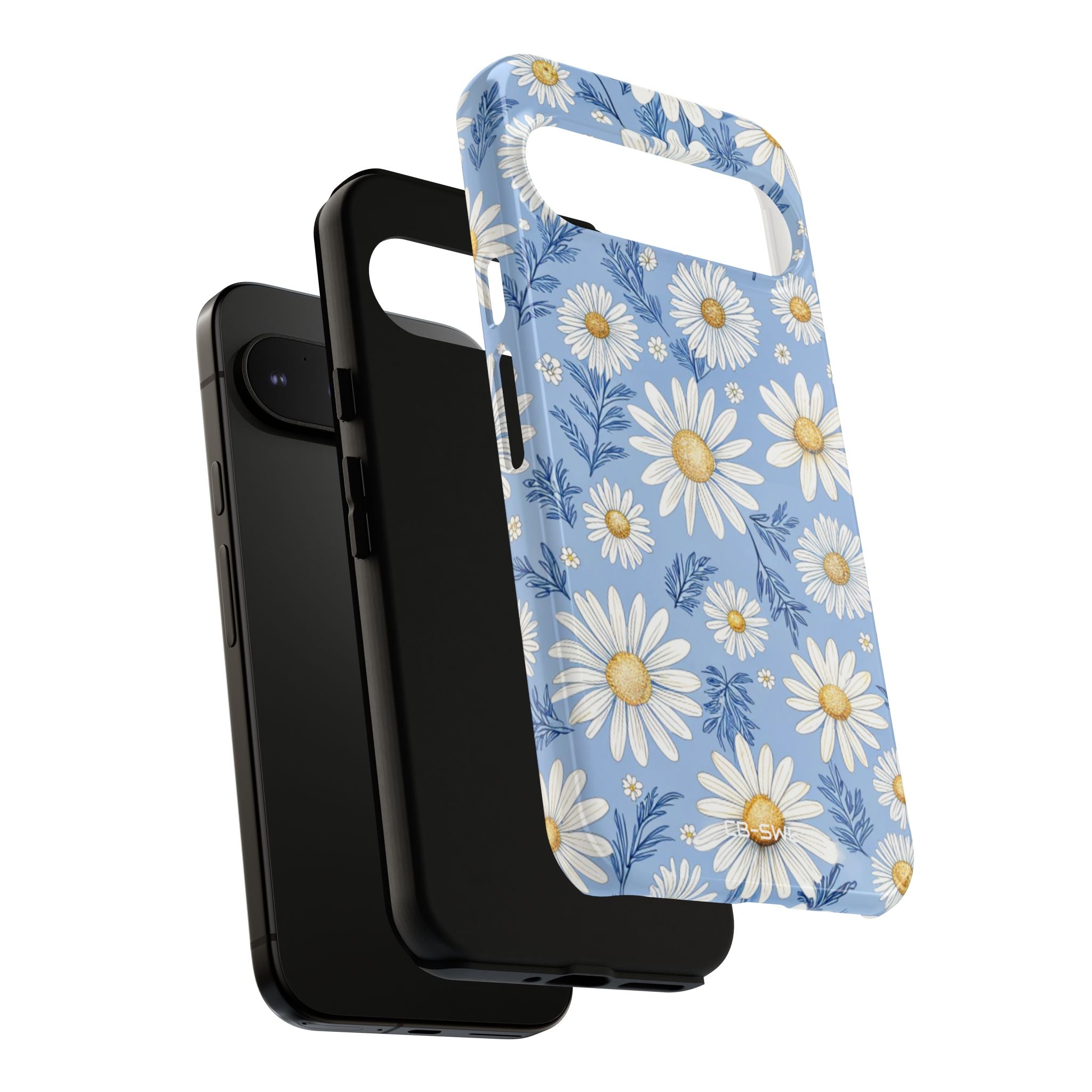 Daisies On Blue - Google Pixel Case