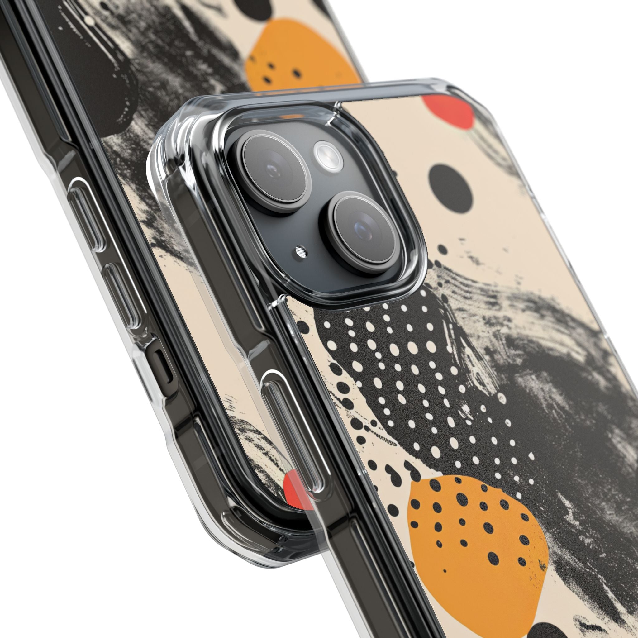 Swirl Chaos Geometry iPhone 15 - Impact Clear+
