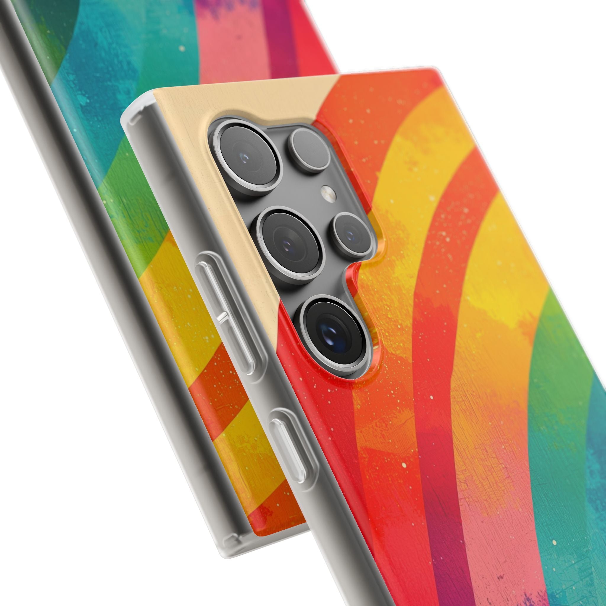 Textured Rainbow Arc Samsung S24 Ultra Case - Soft