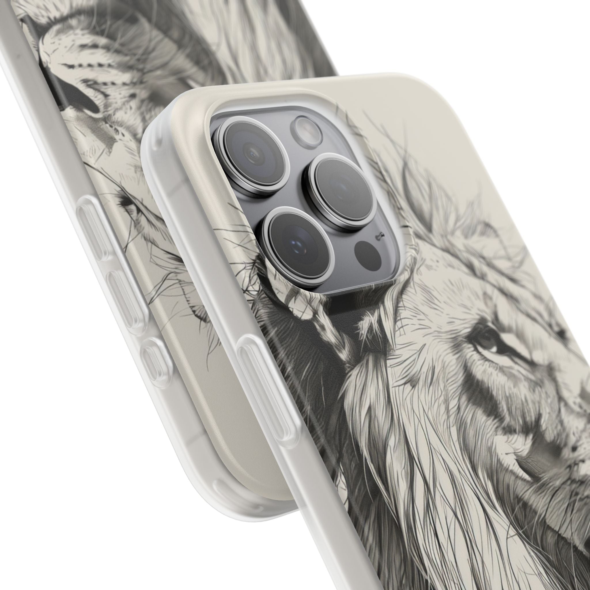 Lion Flow iPhone 15 Pro Max Case - Soft