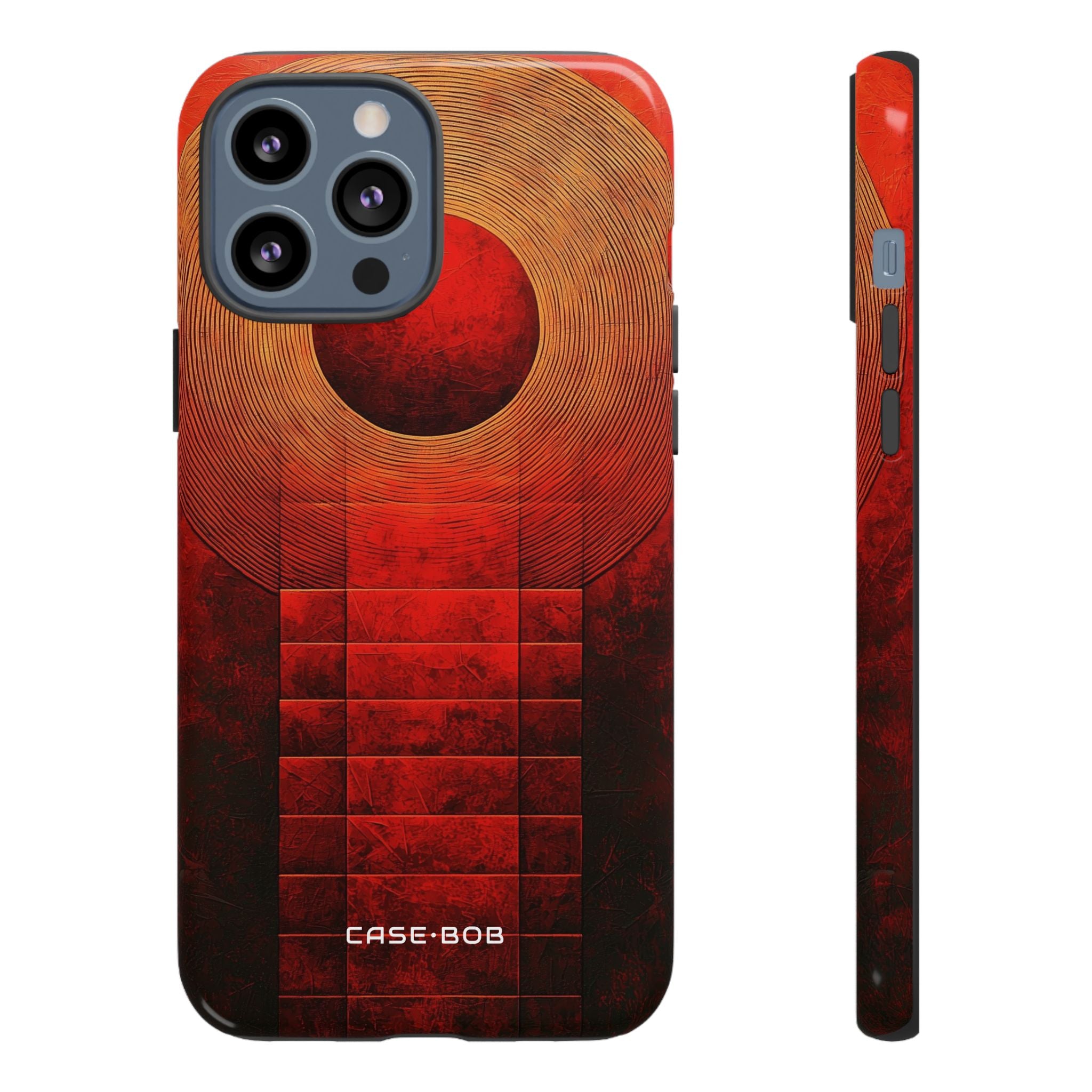 Crimson Orbit iPhone 13 Pro Max Case - Tough