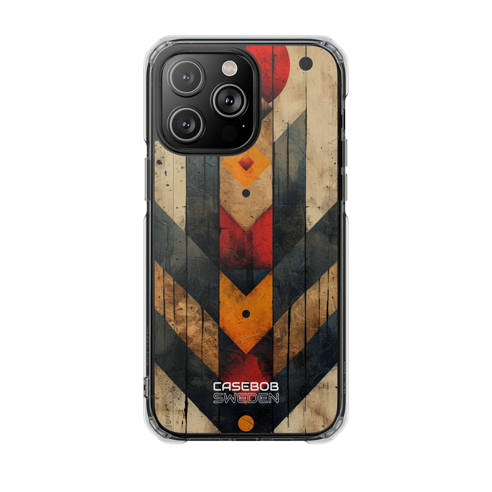Geometric Fire Rise iPhone 14 - Impact Clear+