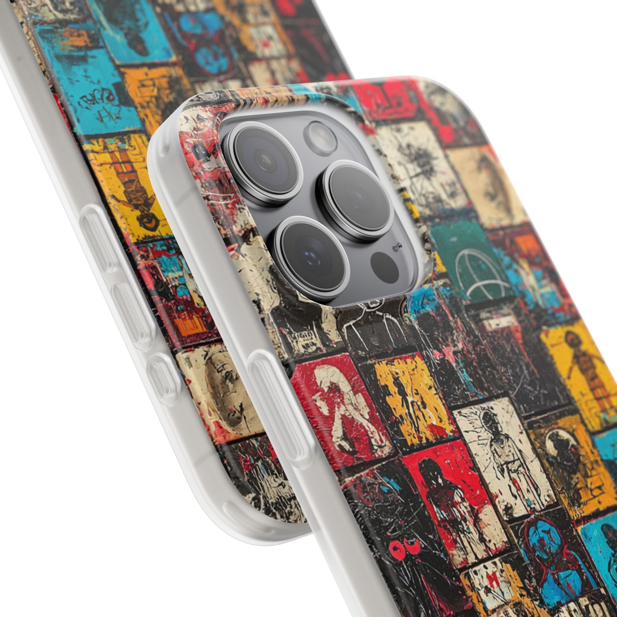 Figured Grid iPhone 15 Pro Max Case - Soft