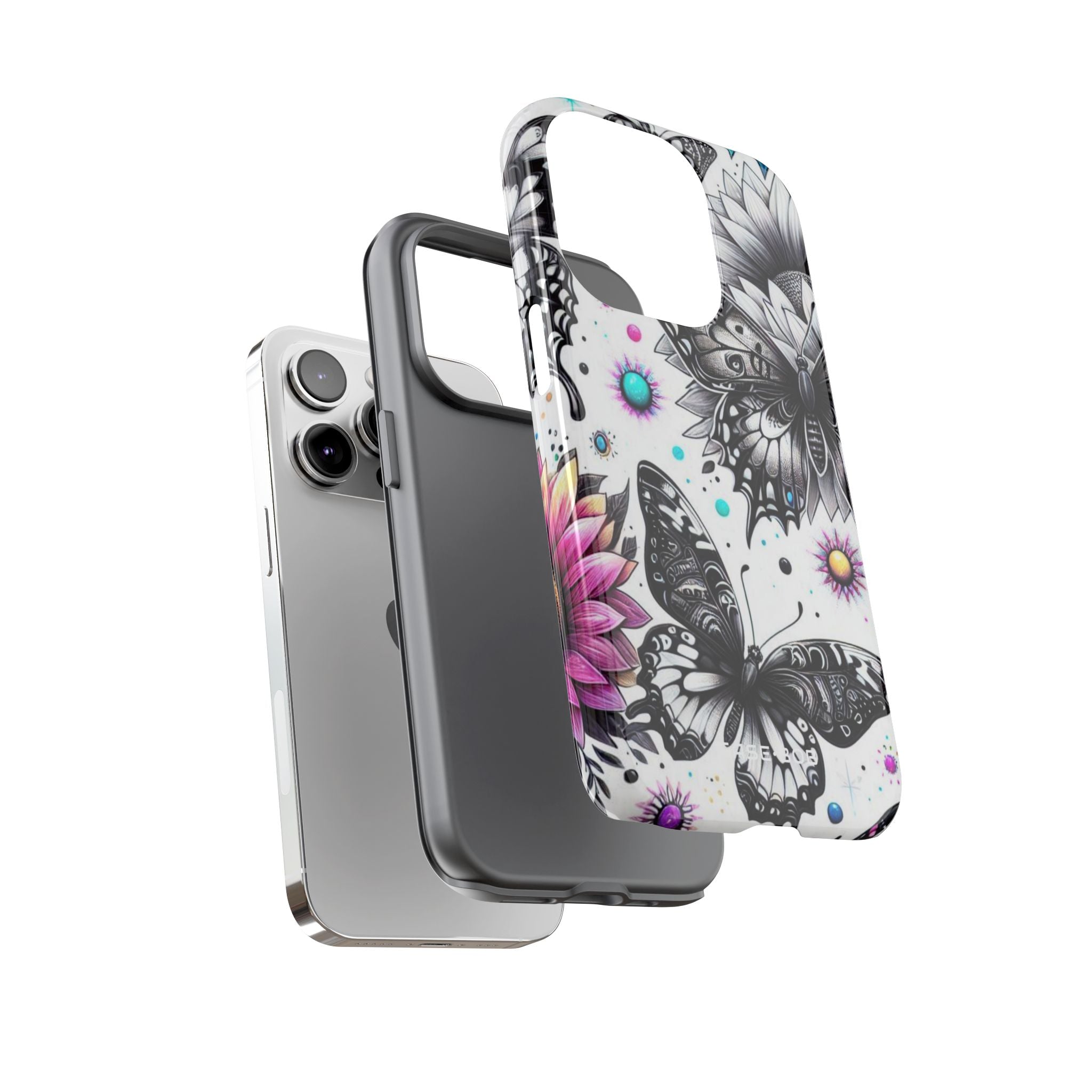Butterfly Bloom iPhone 14 Pro Case - Tough