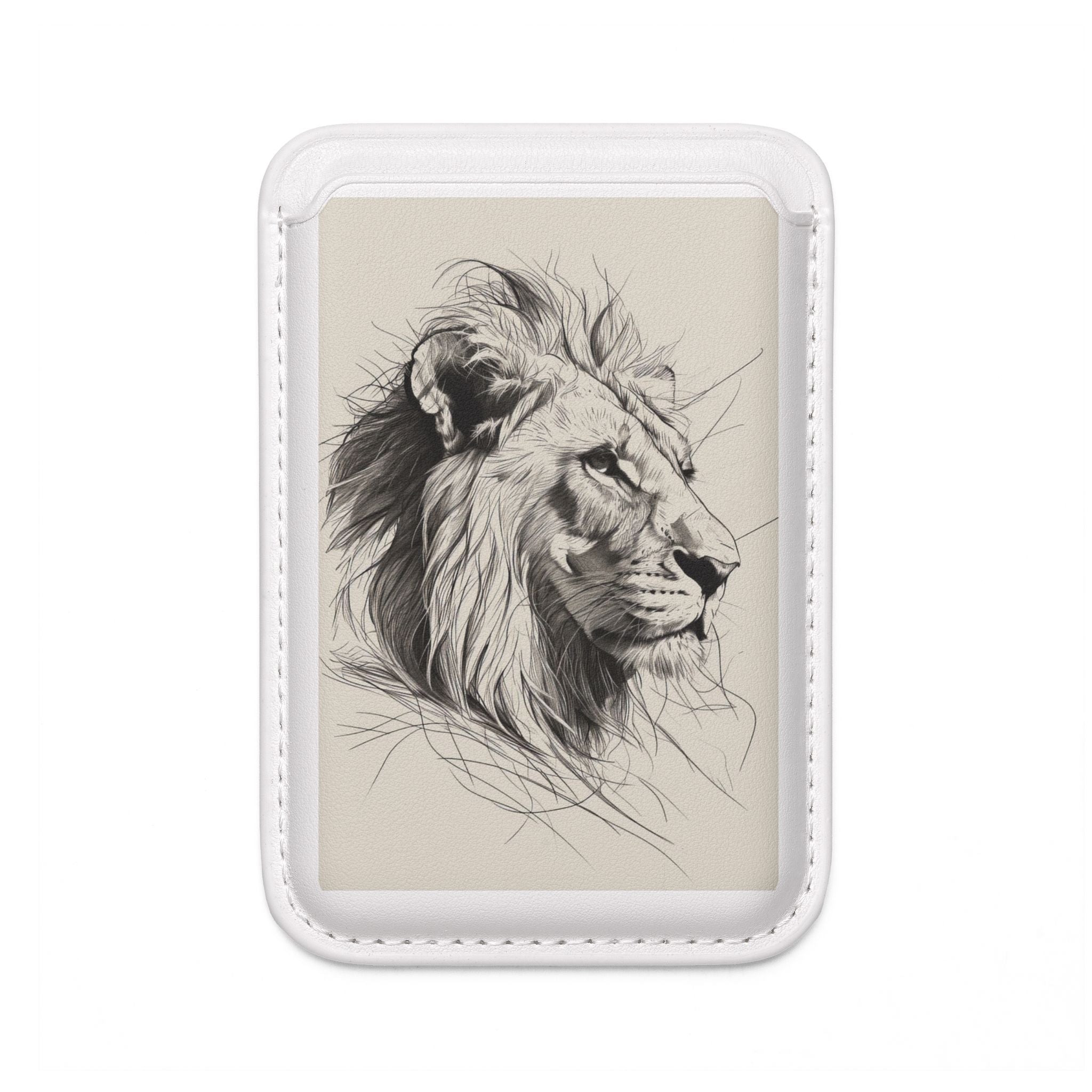 Lion Whisper Gray Wallet – MagSafe Ready