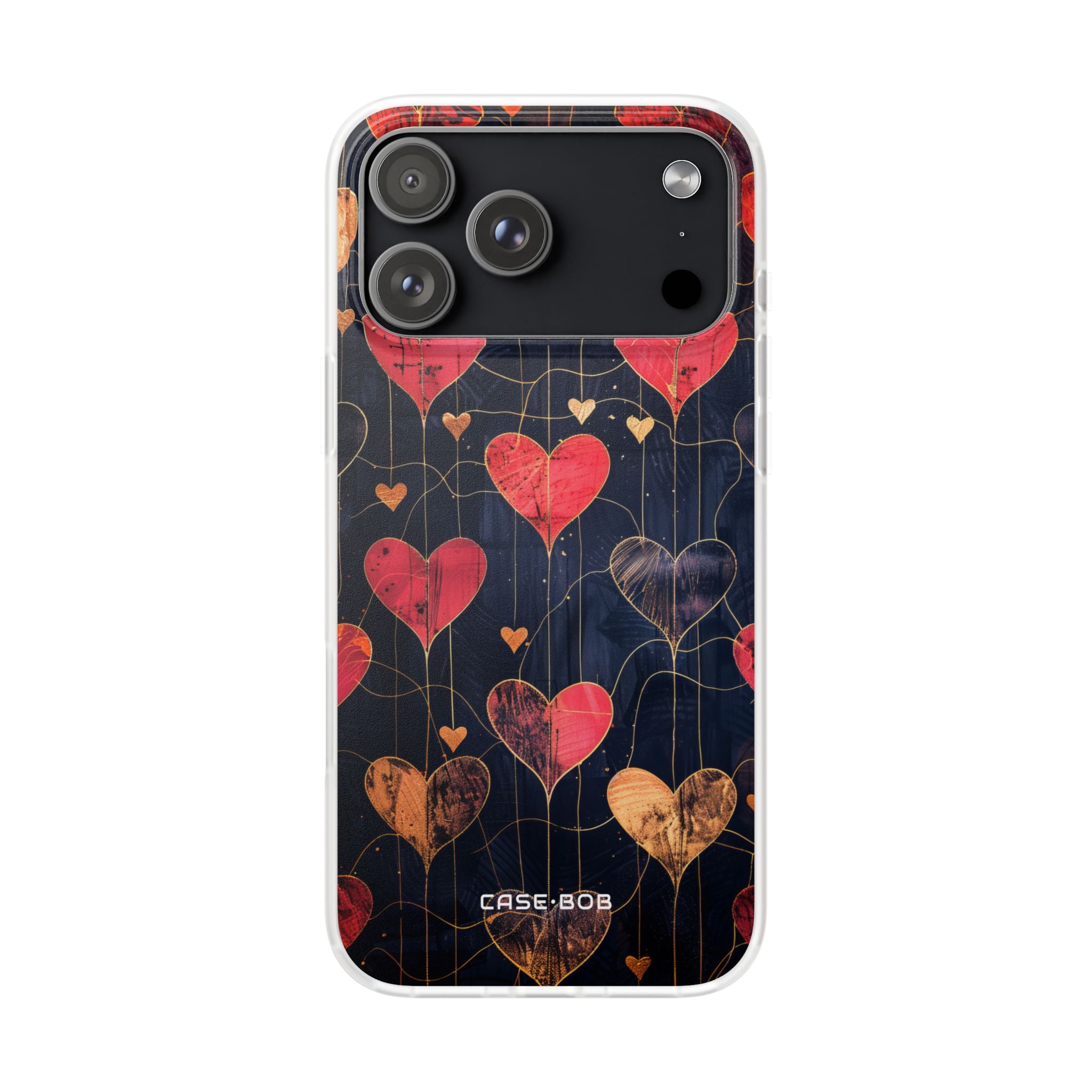 Golden Hearts Network iPhone 17 Pro MaxCase - Soft