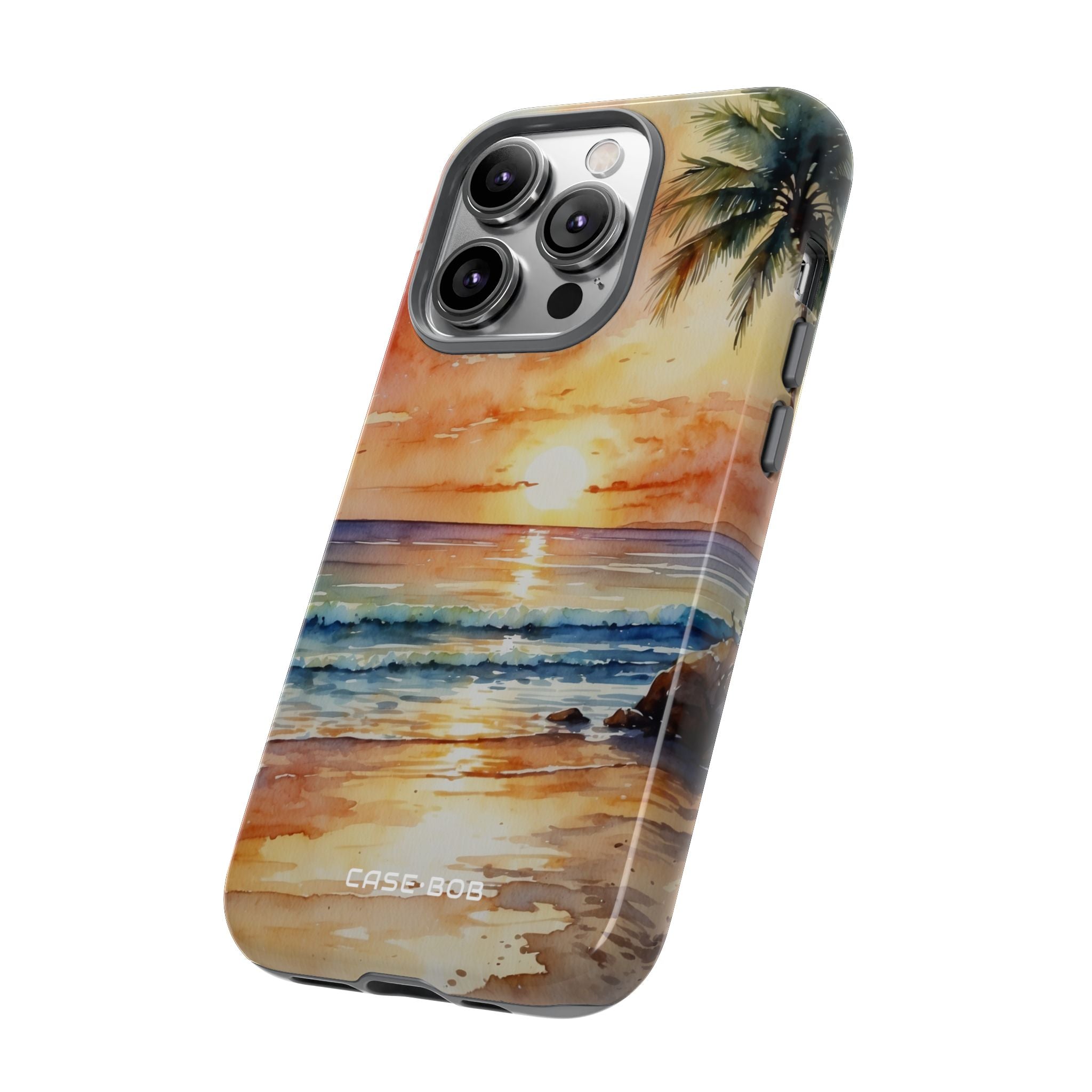Sunset Palm iPhone 14 Pro Case - Tough