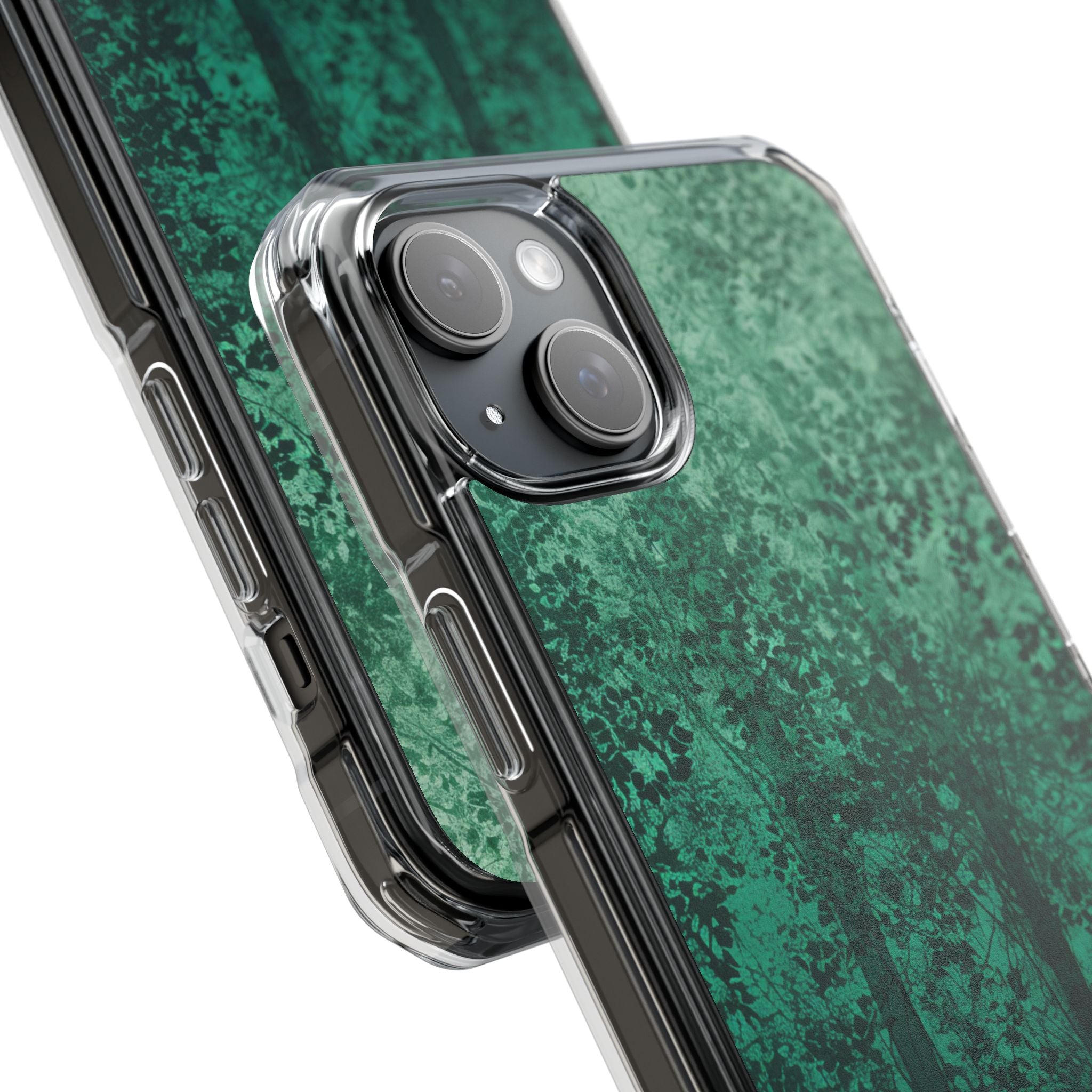 Verdant Forest Canopy iPhone 15 - Impact Clear+