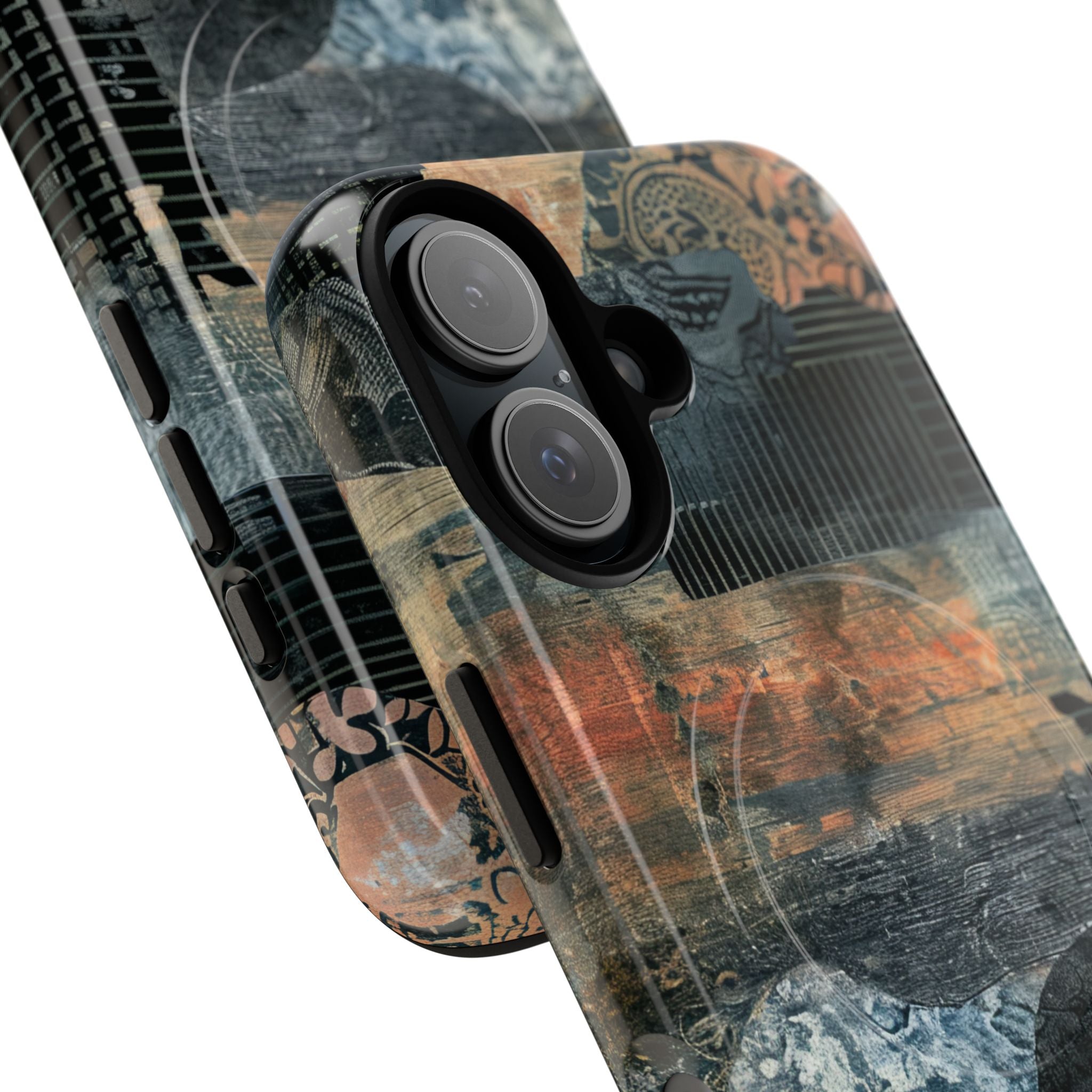 Rust Bloom Tangle iPhone 16 - Tough+