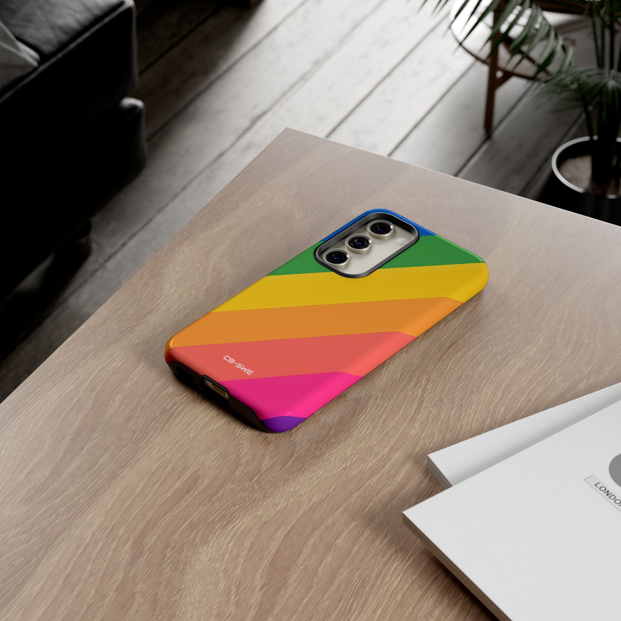 Vibrant Geometric Spectrum - Samsung Case