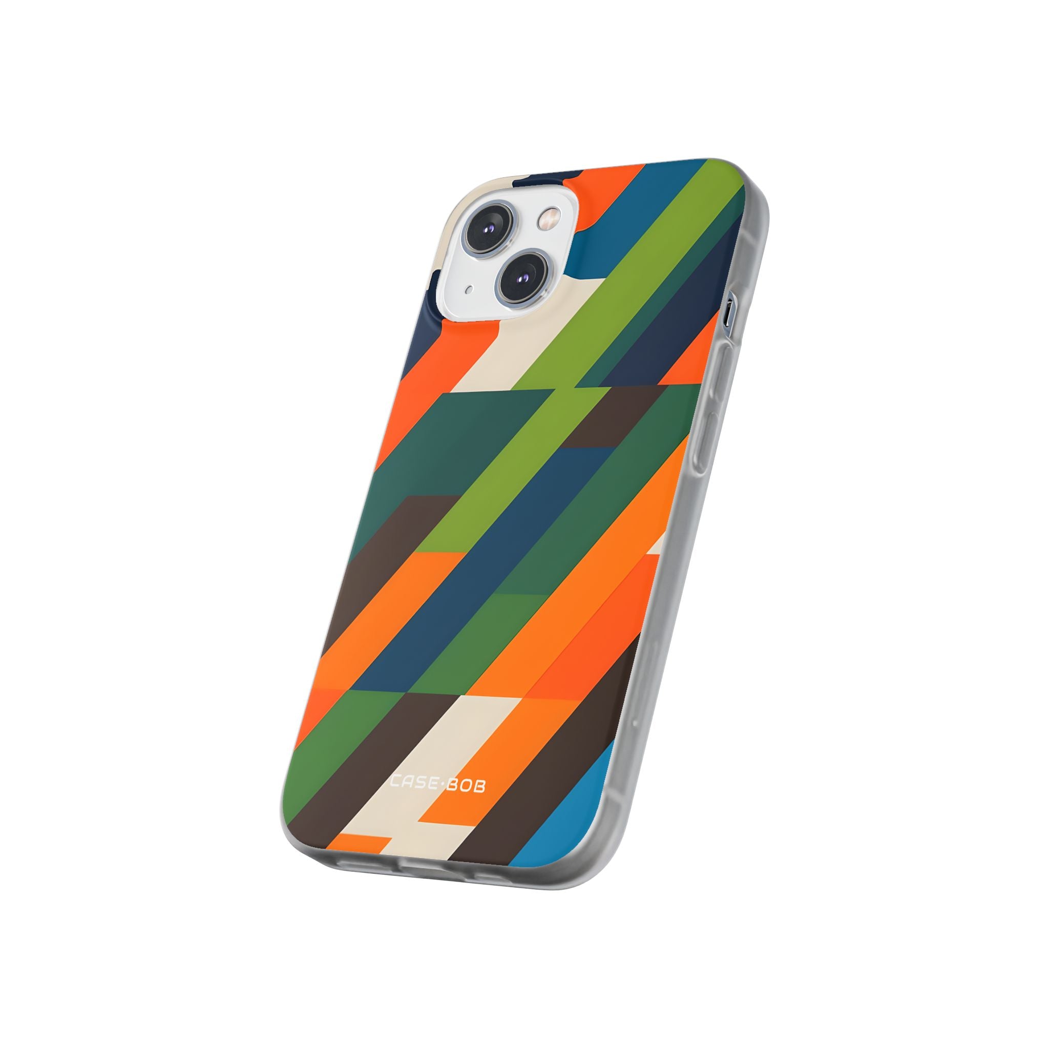 Diagonal Blaze iPhone 14 Case - Soft