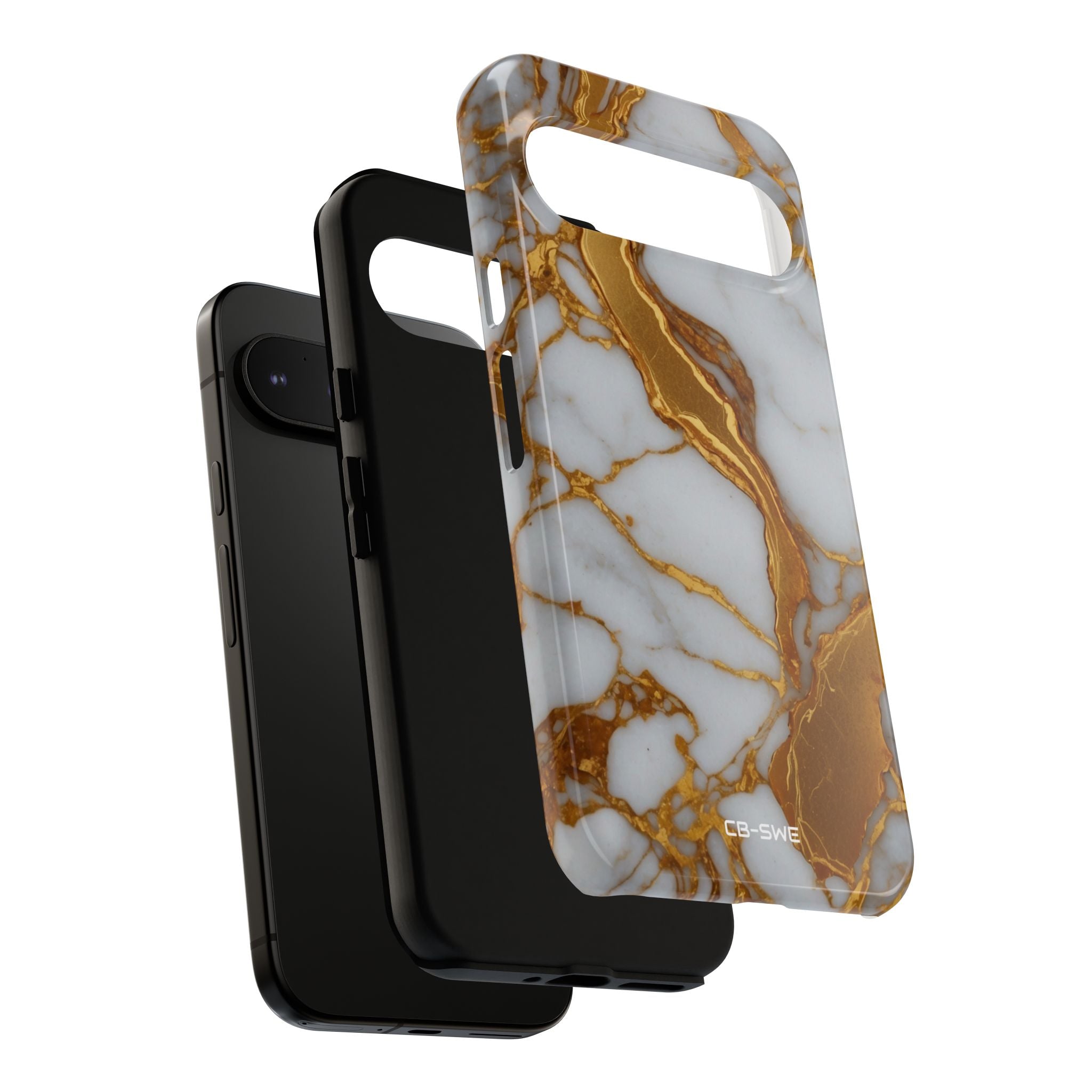 Golden Veins Flow - Google Pixel Case