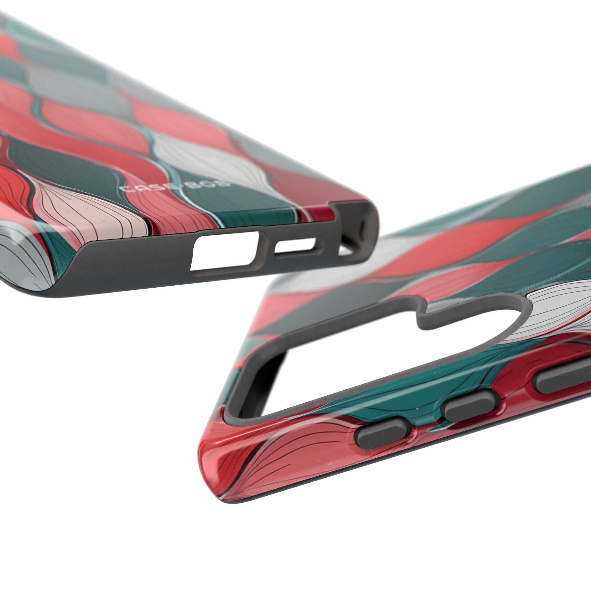 Leaf Cascade Teal Samsung S25 Ultra Case - Tough