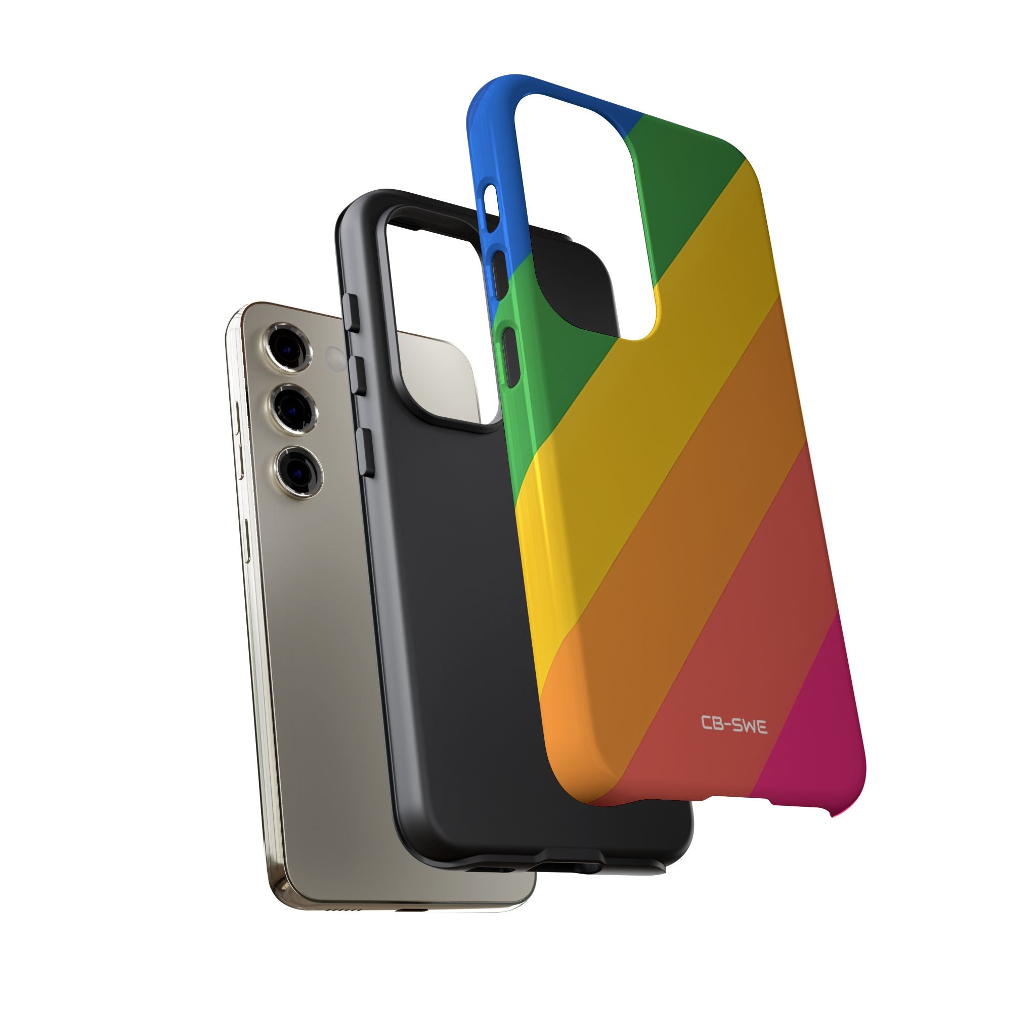 Vibrant Geometric Spectrum - Samsung Case