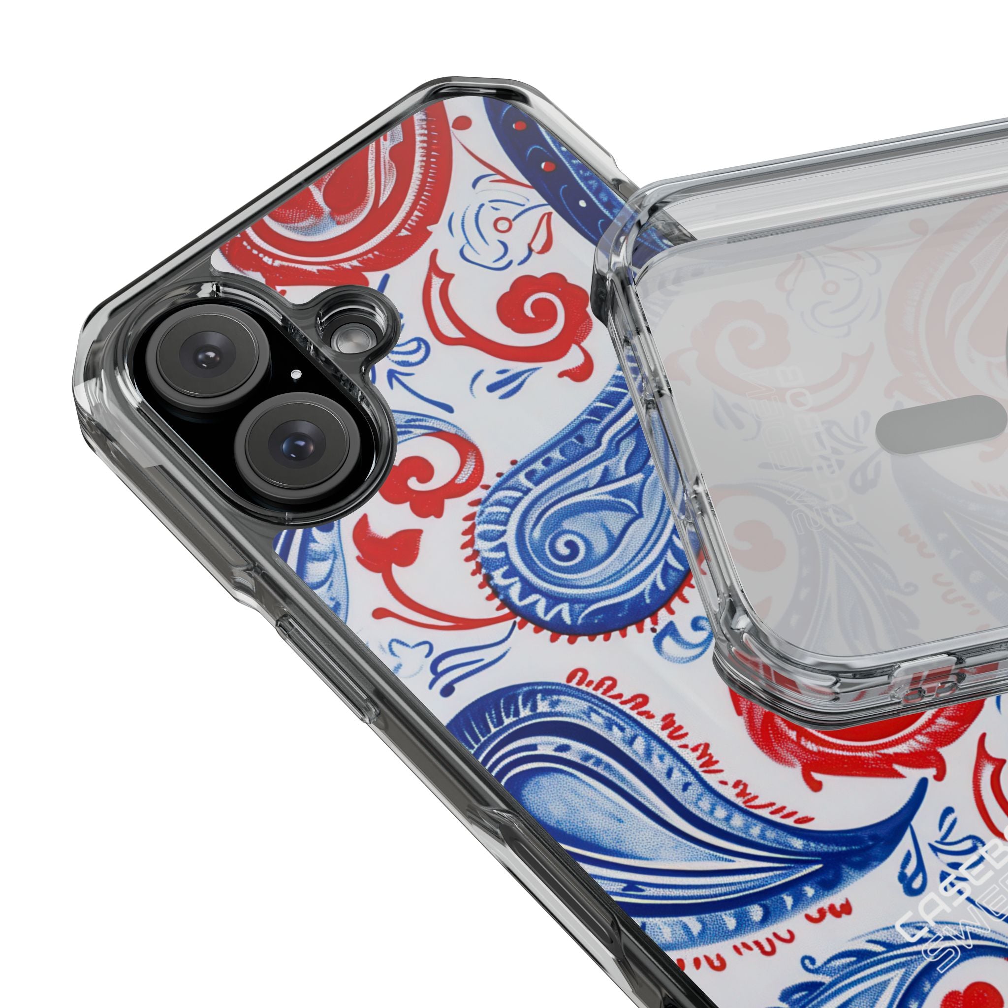 Vibrant Paisley Swirls iPhone 16 - Impact Clear+