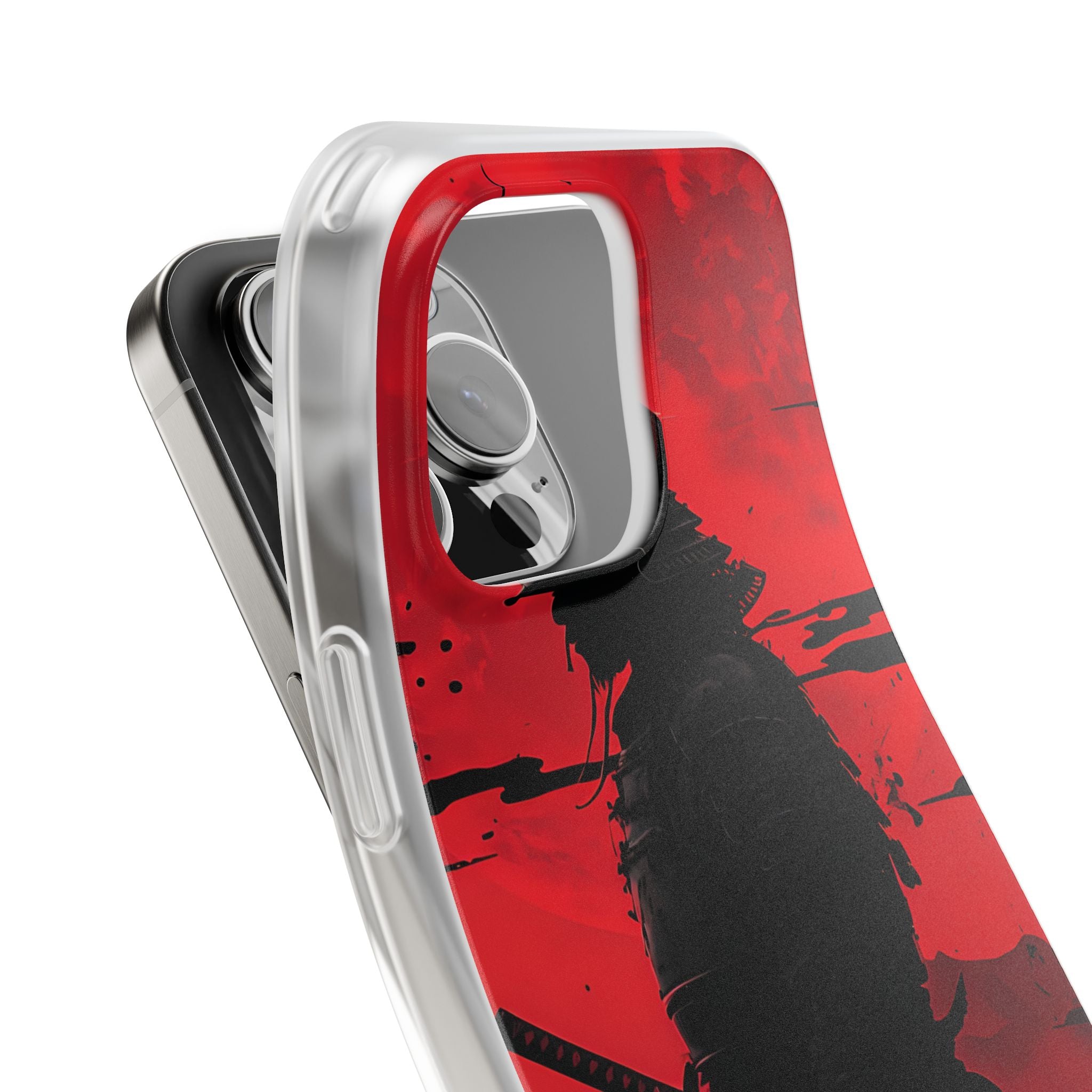 Crimson Samurai iPhone 16 Pro Max Case - Soft