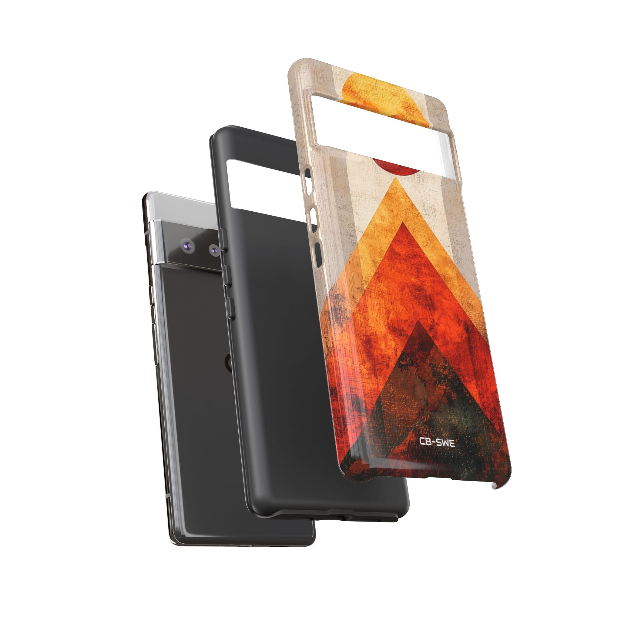 Sun Embraces Mountains - Google Pixel Case