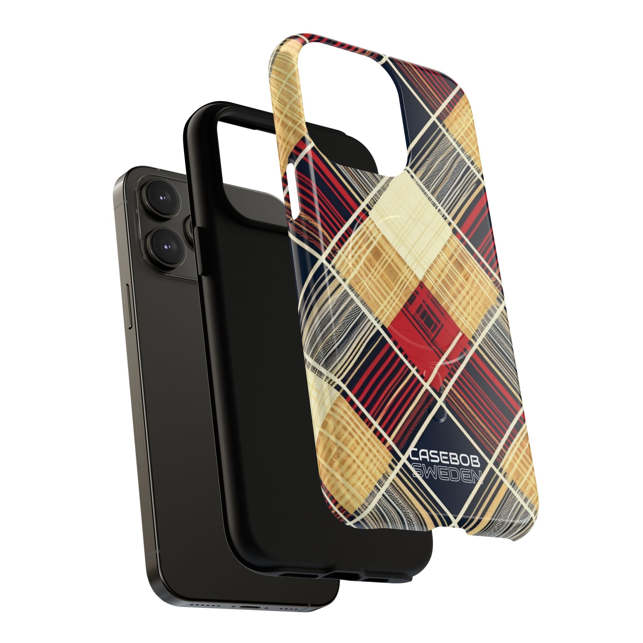 Plaid Diamond Tapestry iPhone 14 - Tough+