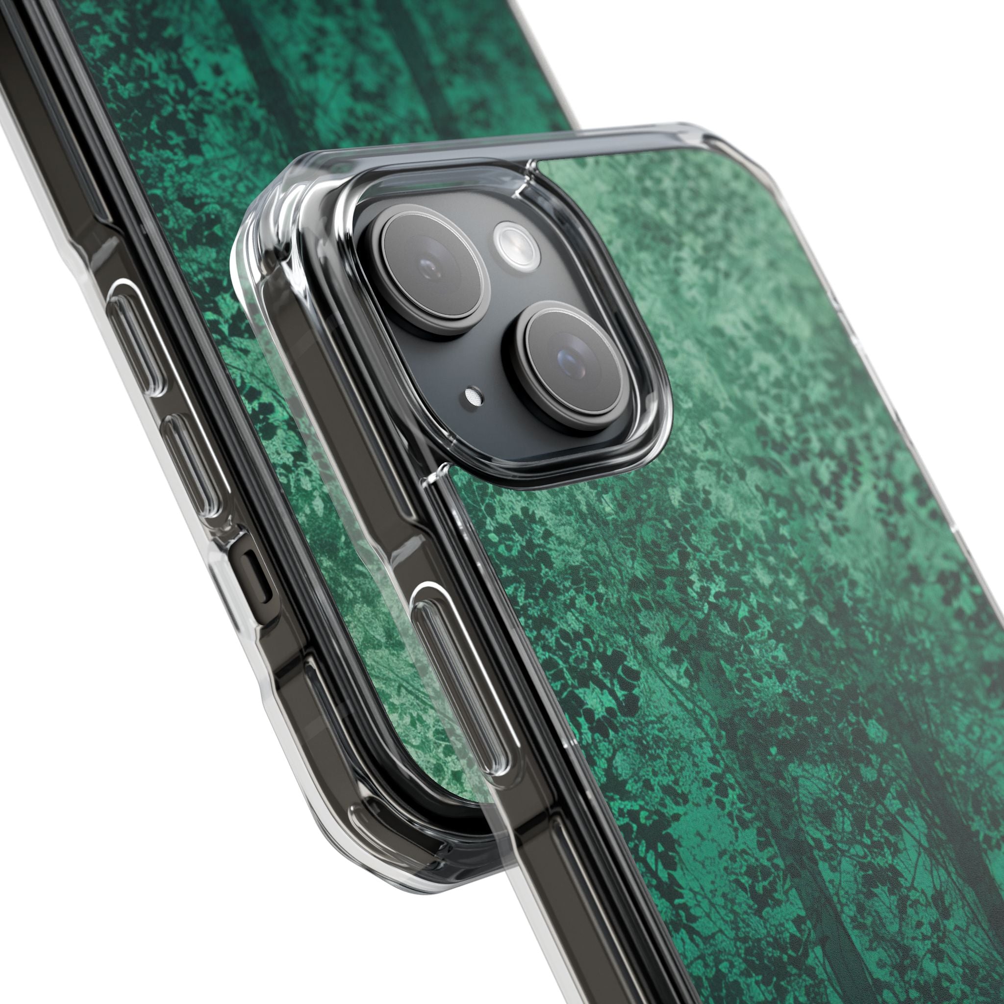 Verdant Forest Canopy iPhone 15 - Impact Clear+