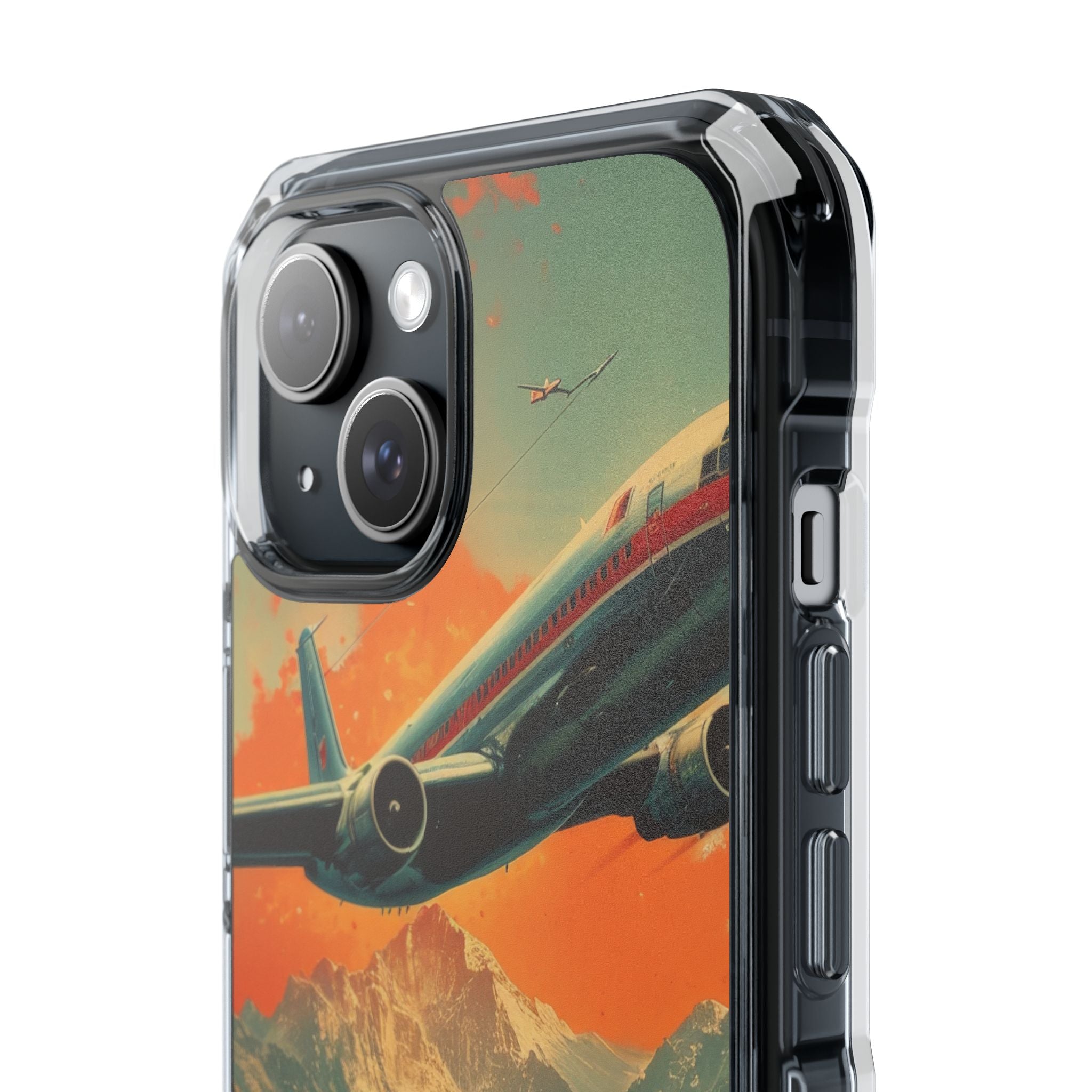 Soaring Mountain Flight iPhone 15 - Impact Clear+