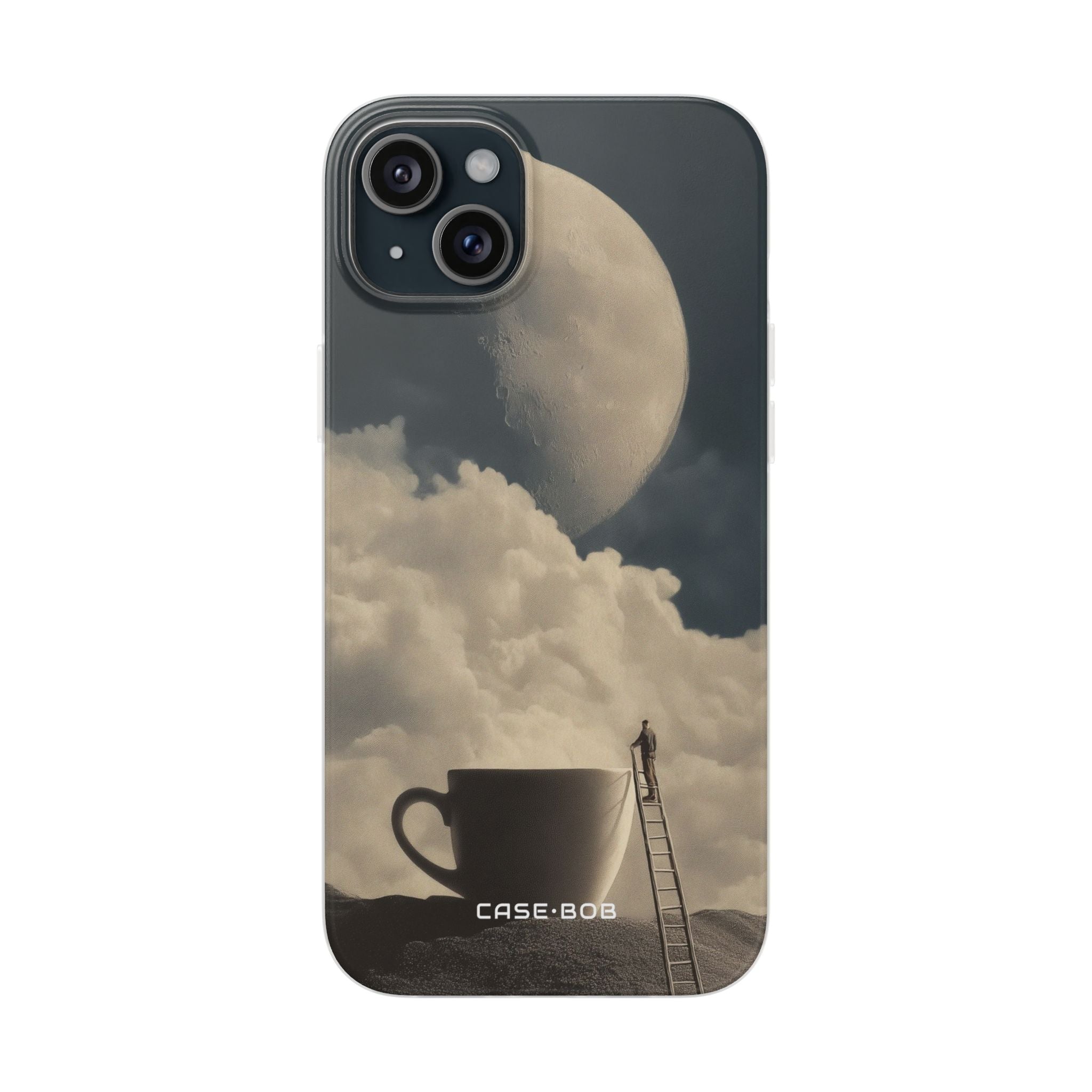 Moonlit Cup iPhone 15 Plus Case - Soft