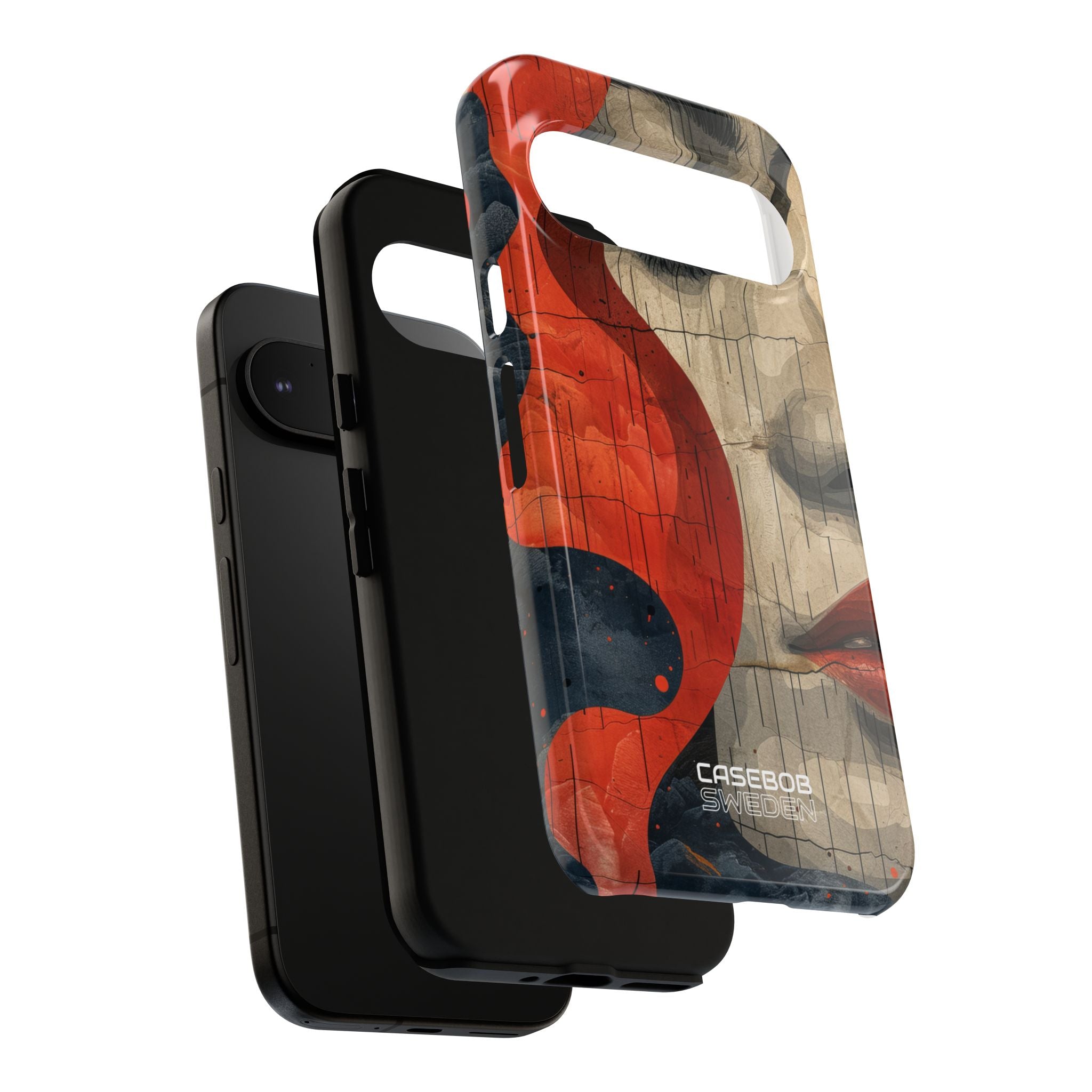 Crimson Flow Profile Google Pixel 9 - Resistente