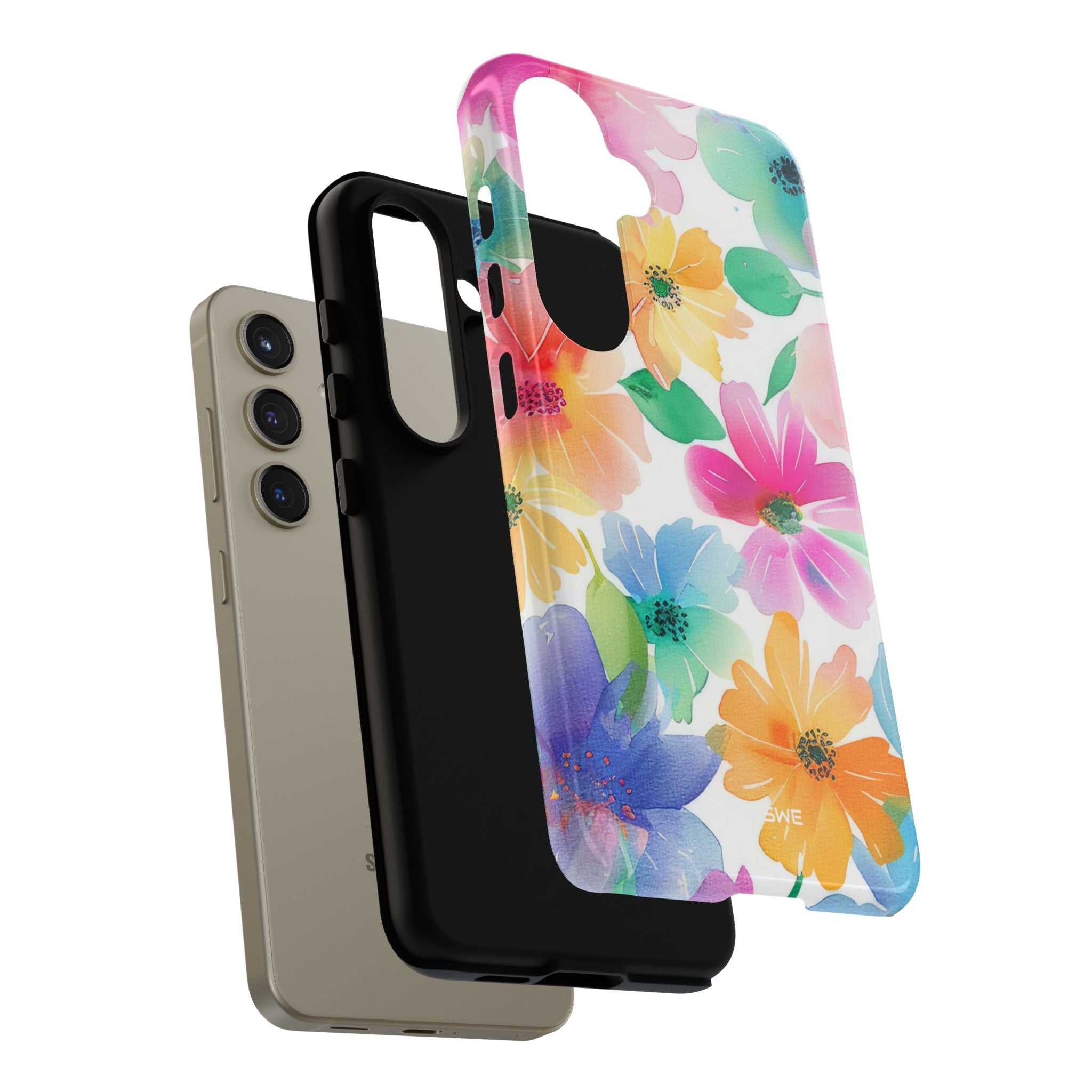 Vibrant Floral Impression - Samsung Case
