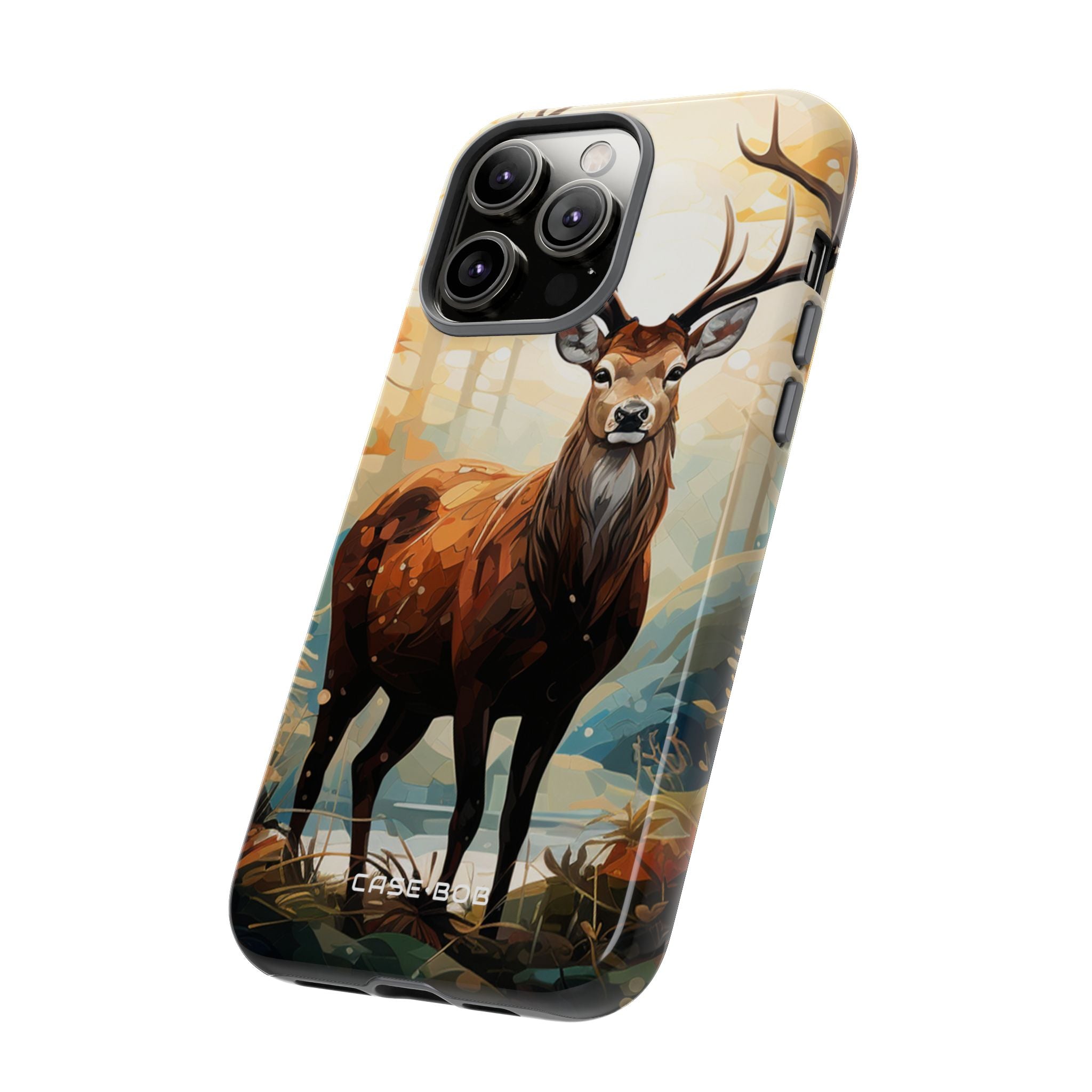 Glowing Stag iPhone 14 Pro Max Case - Tough