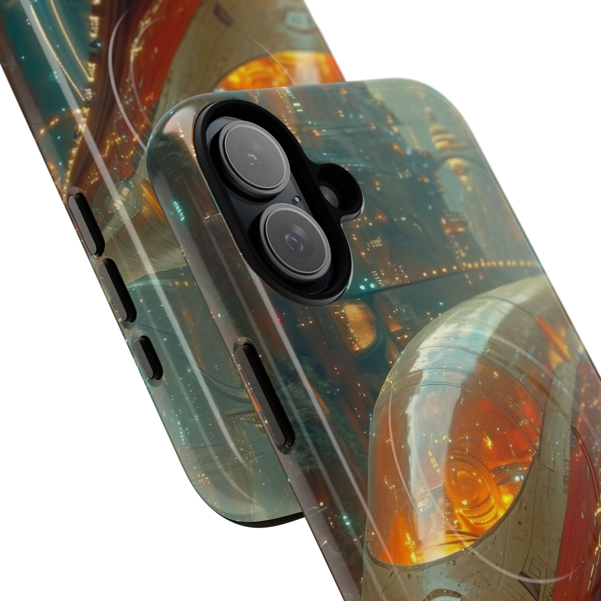 Futuristic Train Odyssey iPhone 16 - Tough+