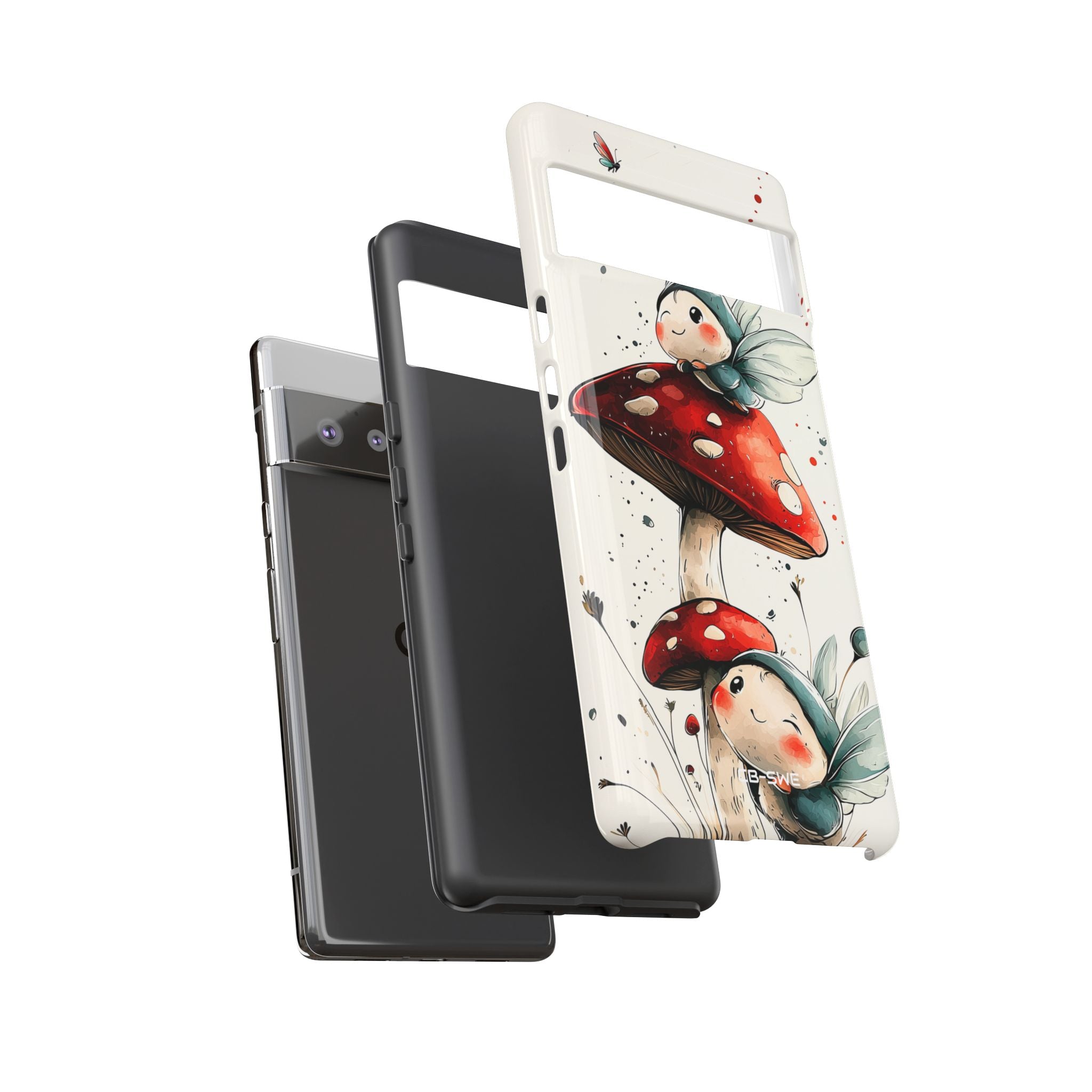 Mushrooms Entertain Fairies - Google Pixel Case