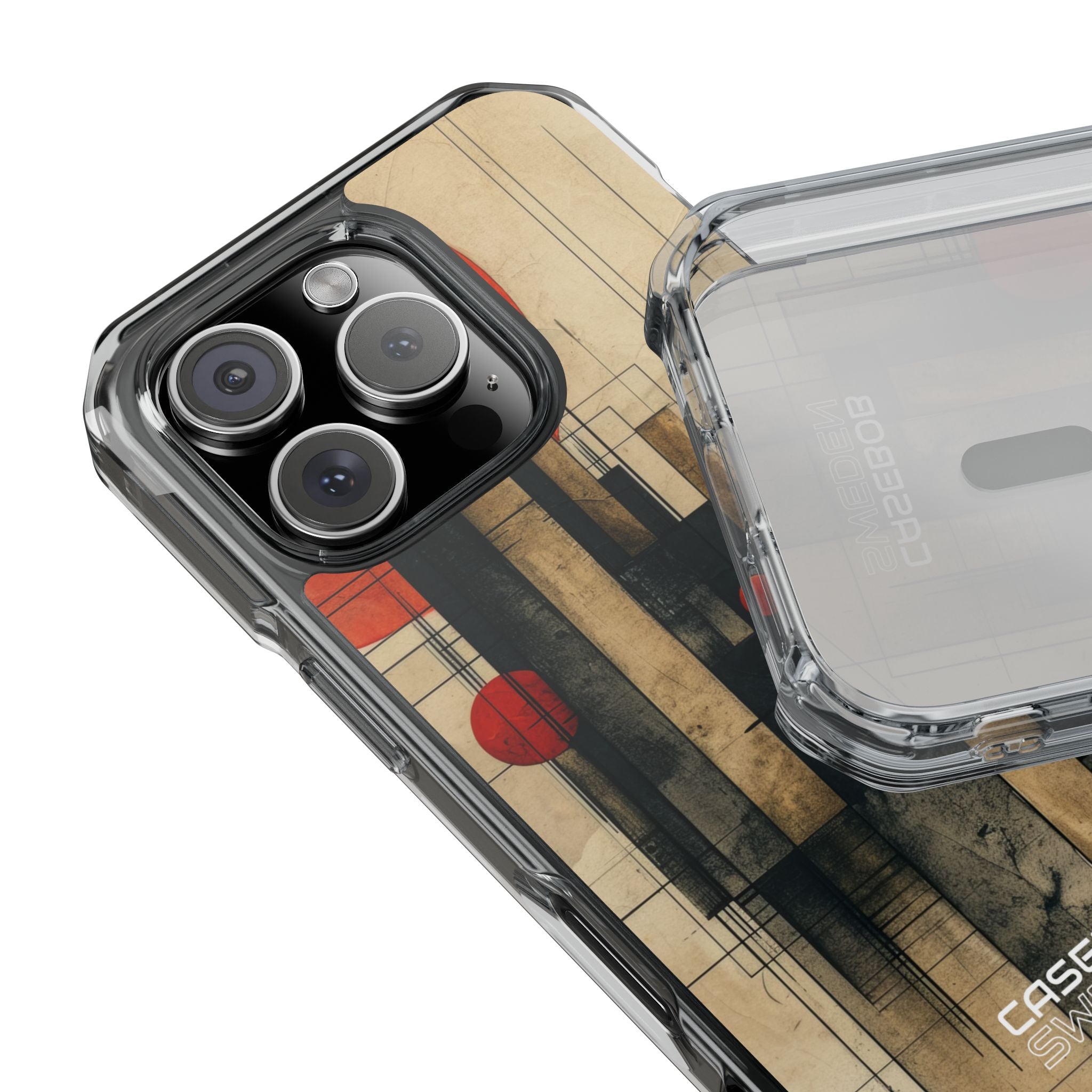 Geometric Cityscape Essence iPhone 16 - Impact Clear+