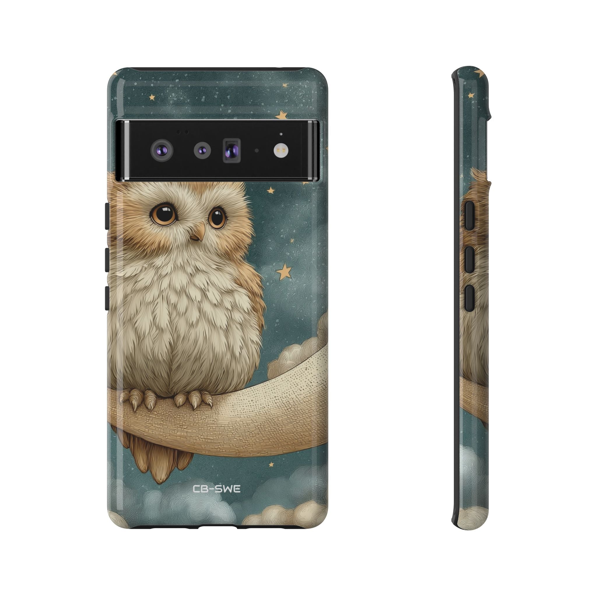 Owls Nestle Moon - Google Pixel Case