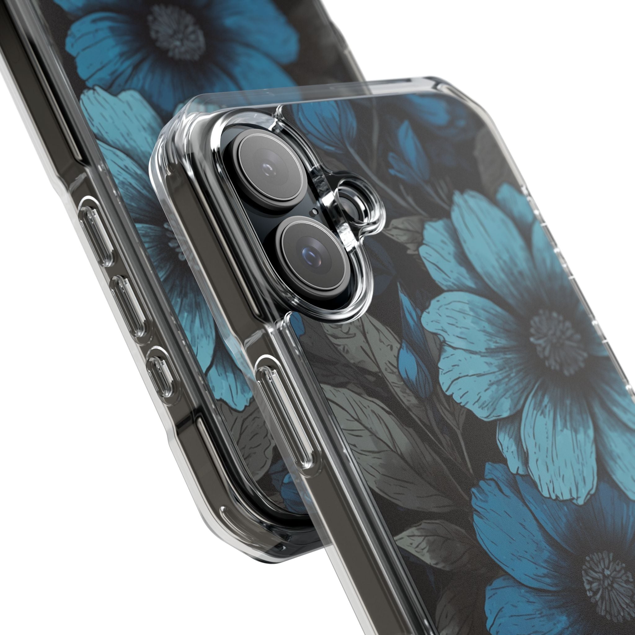 Blue Petal Radiance iPhone 16 Plus Case - Impact