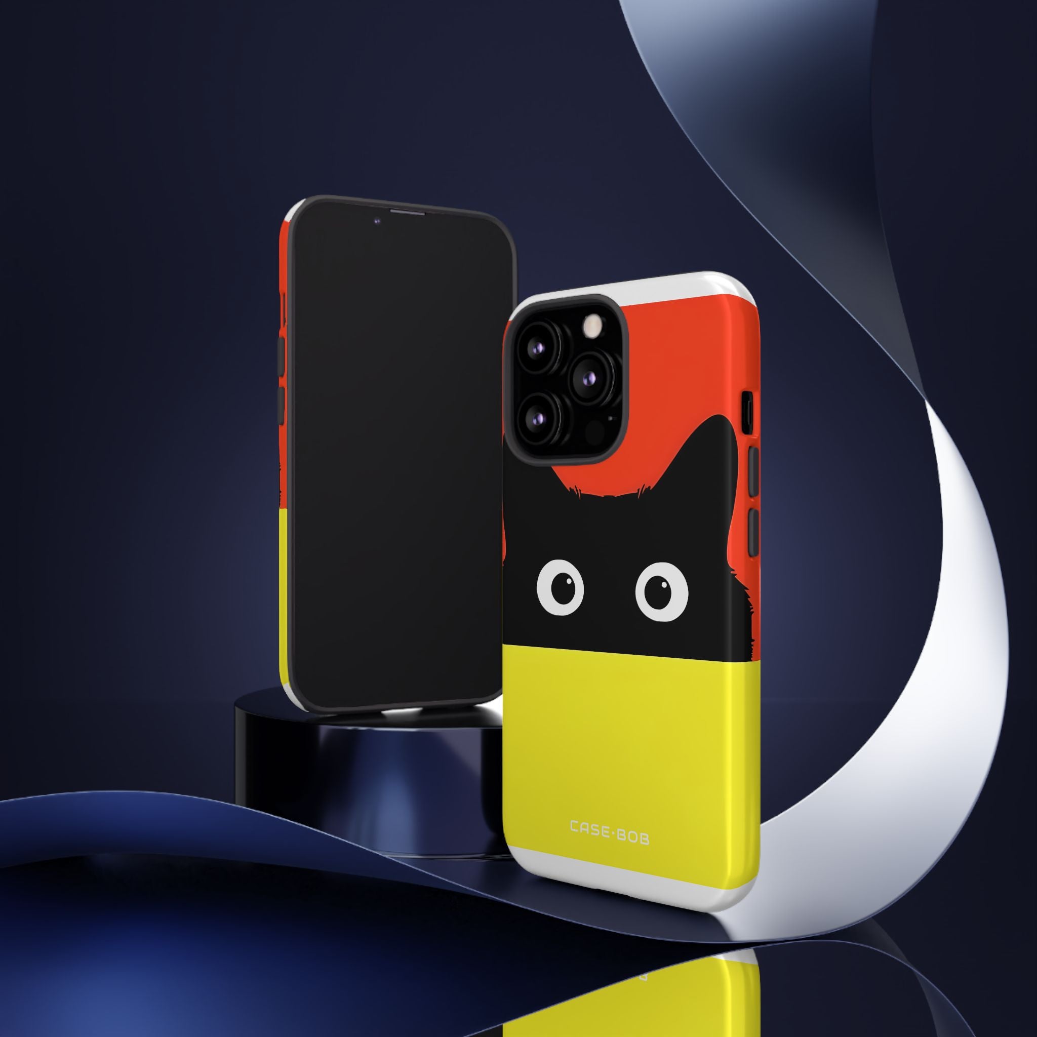 Peekaboo Cat Crimson iPhone 13 Pro Case - Tough