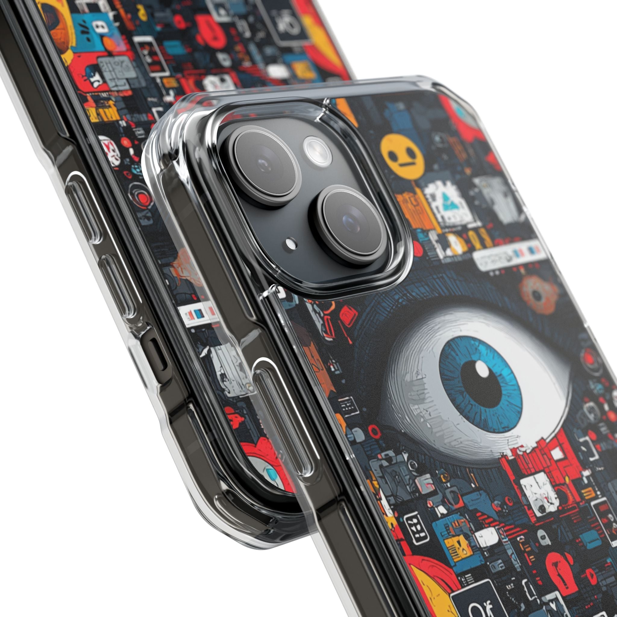 Blue Eye Mosaic iPhone 15 Case - Impact