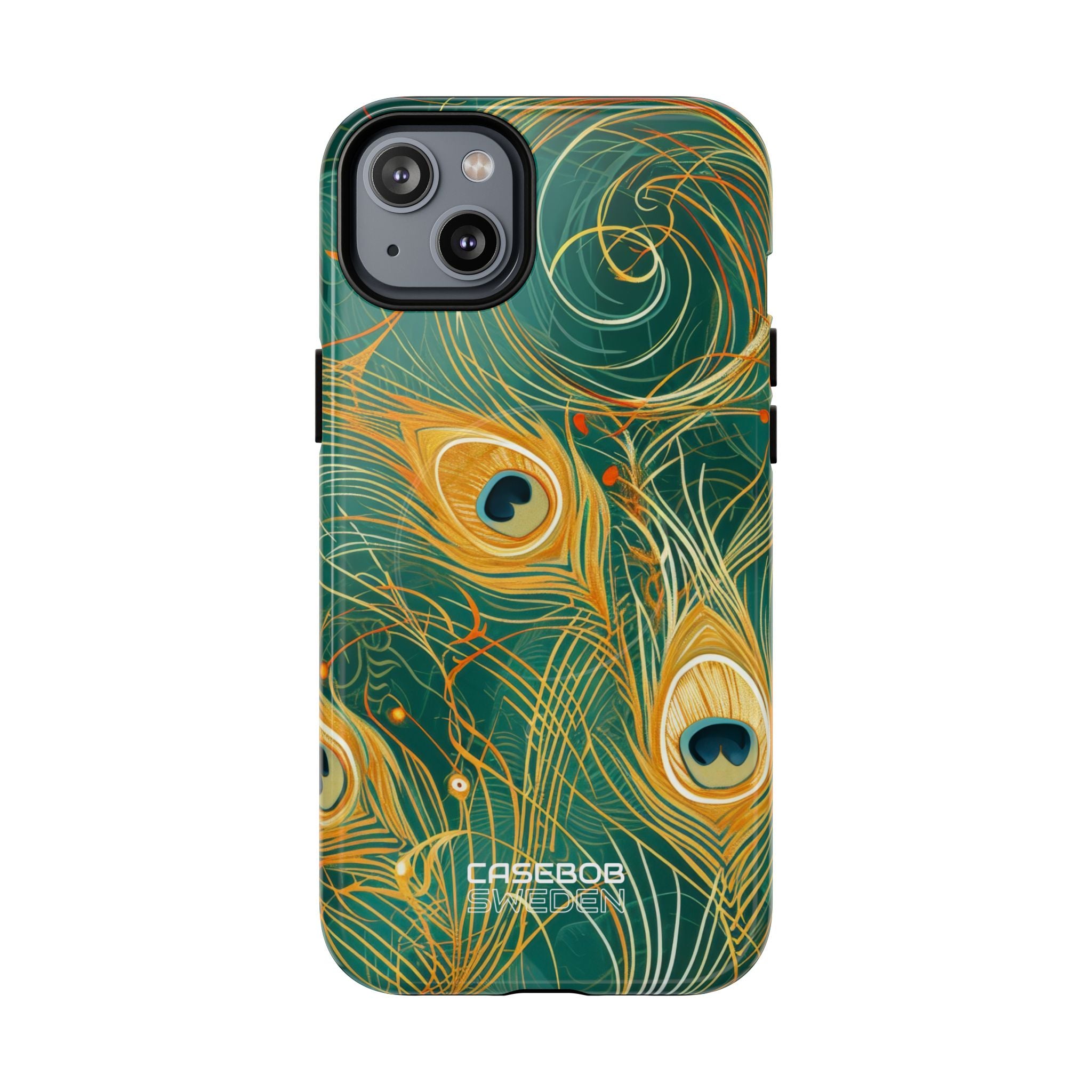 Vibrant Peacock Whirl iPhone 14 - Tough+