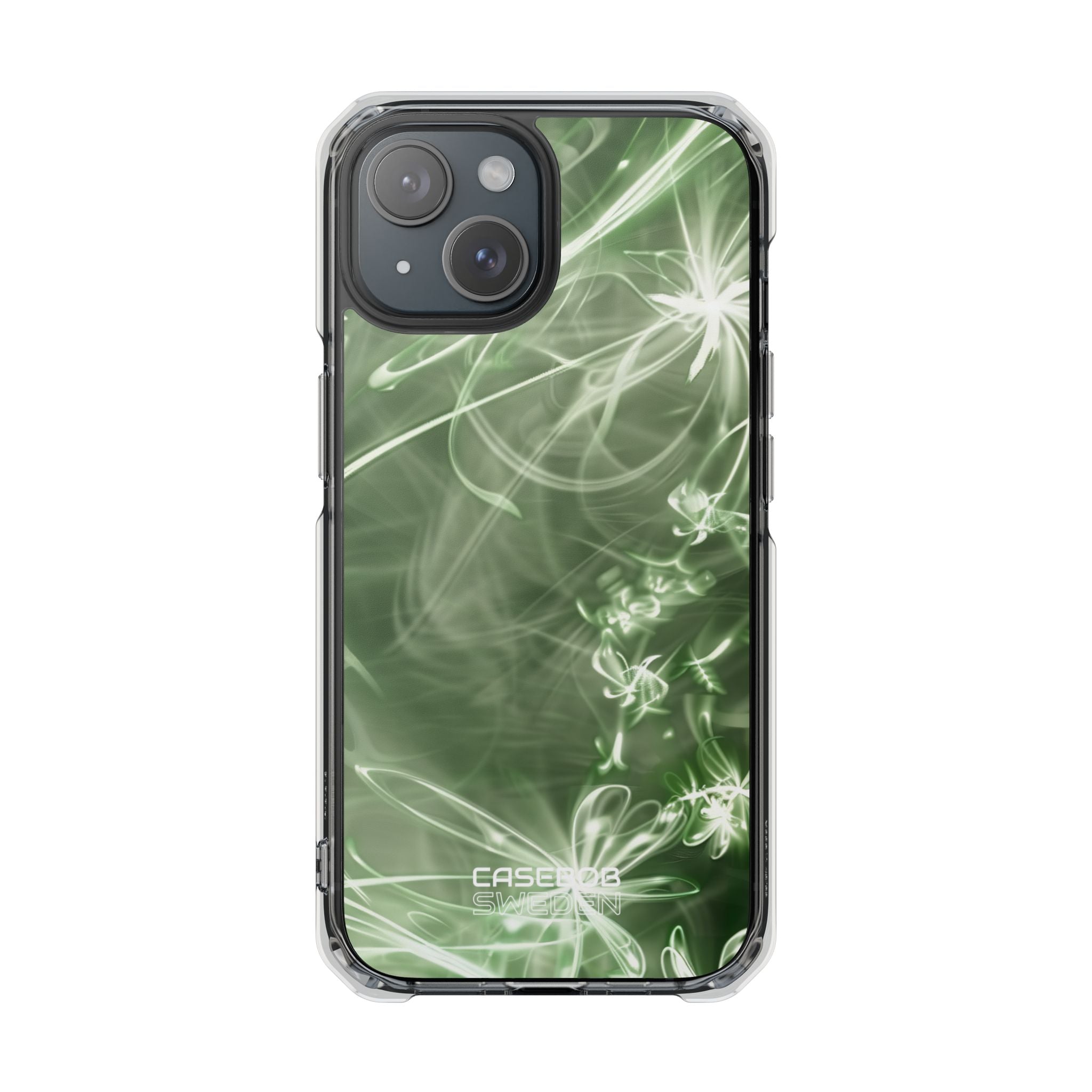 Green Spirit Flow iPhone 15 - Impact Clear+