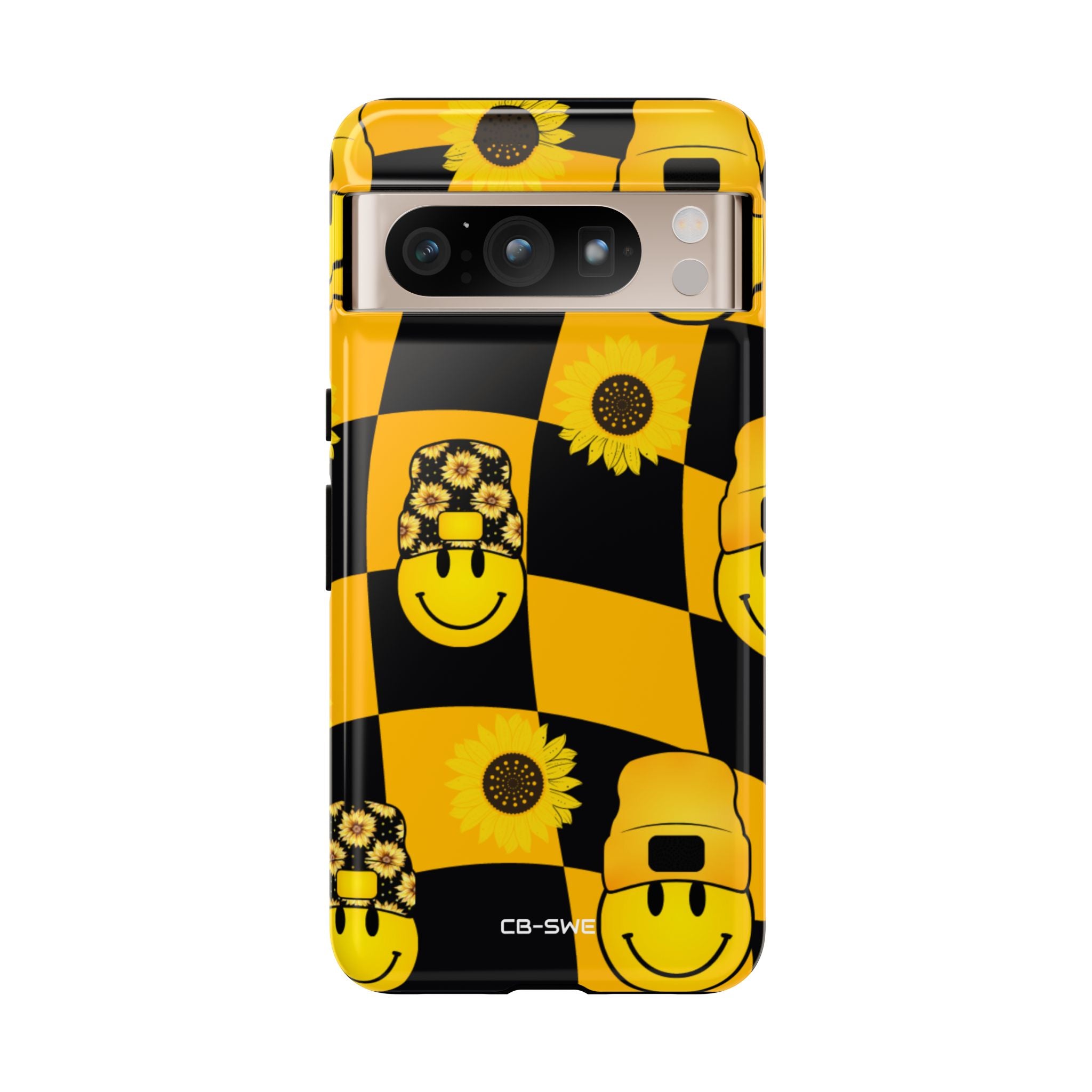 Joyful Checkered Smiles - Google Pixel Case