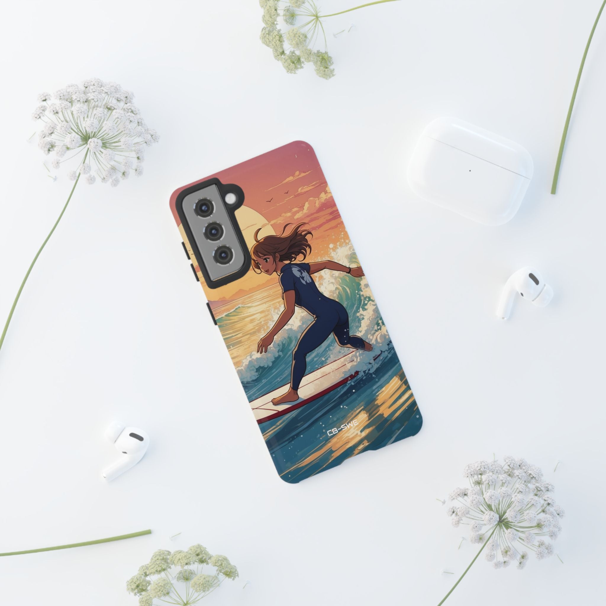 Surfing Into Sunset - Samsung Case