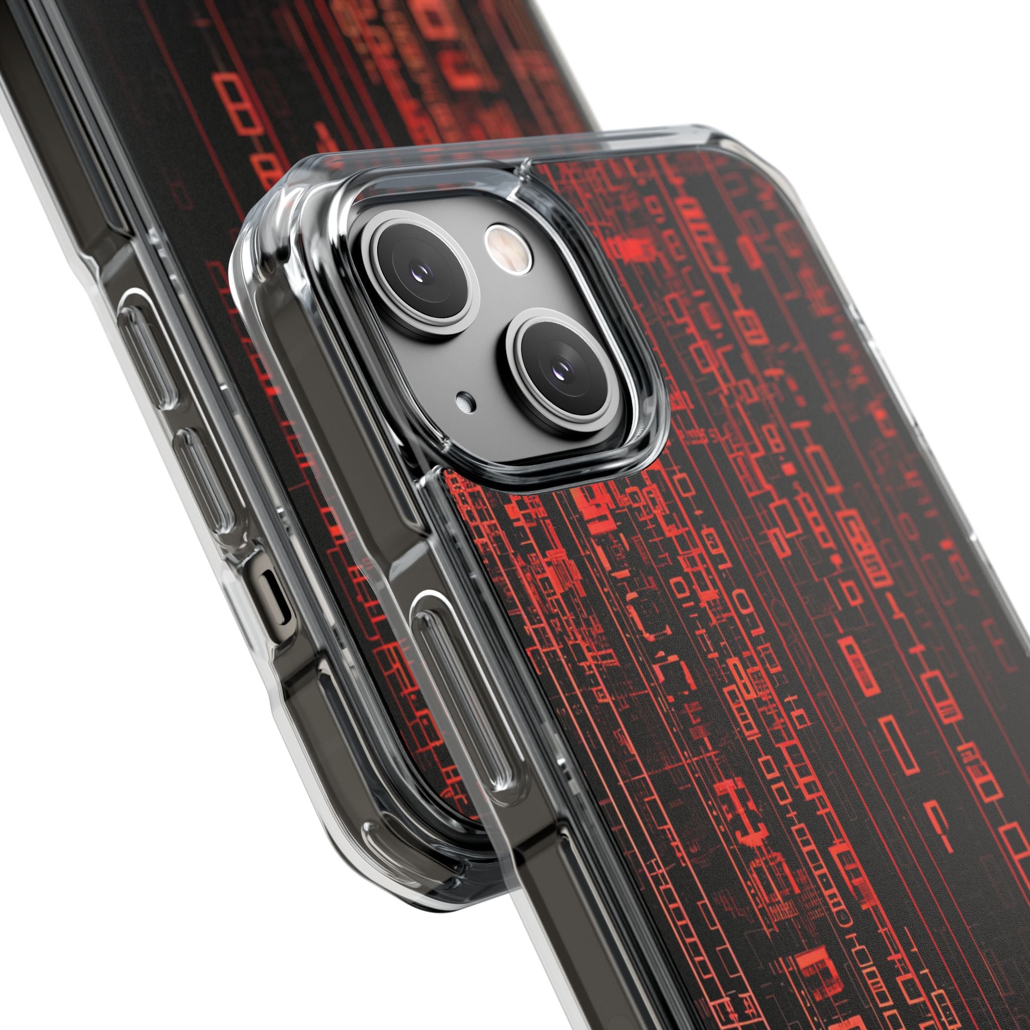 Neon Circuit Dreams iPhone 14 - Impact Clear+