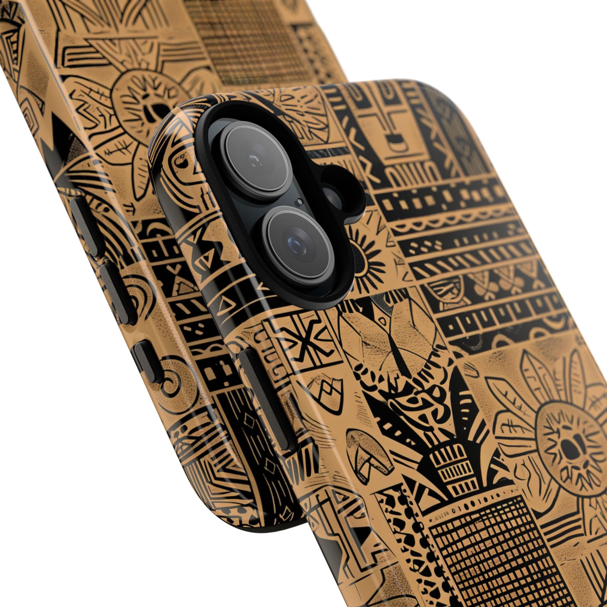 Tribal Grid iPhone 16 Plus Case - Tough