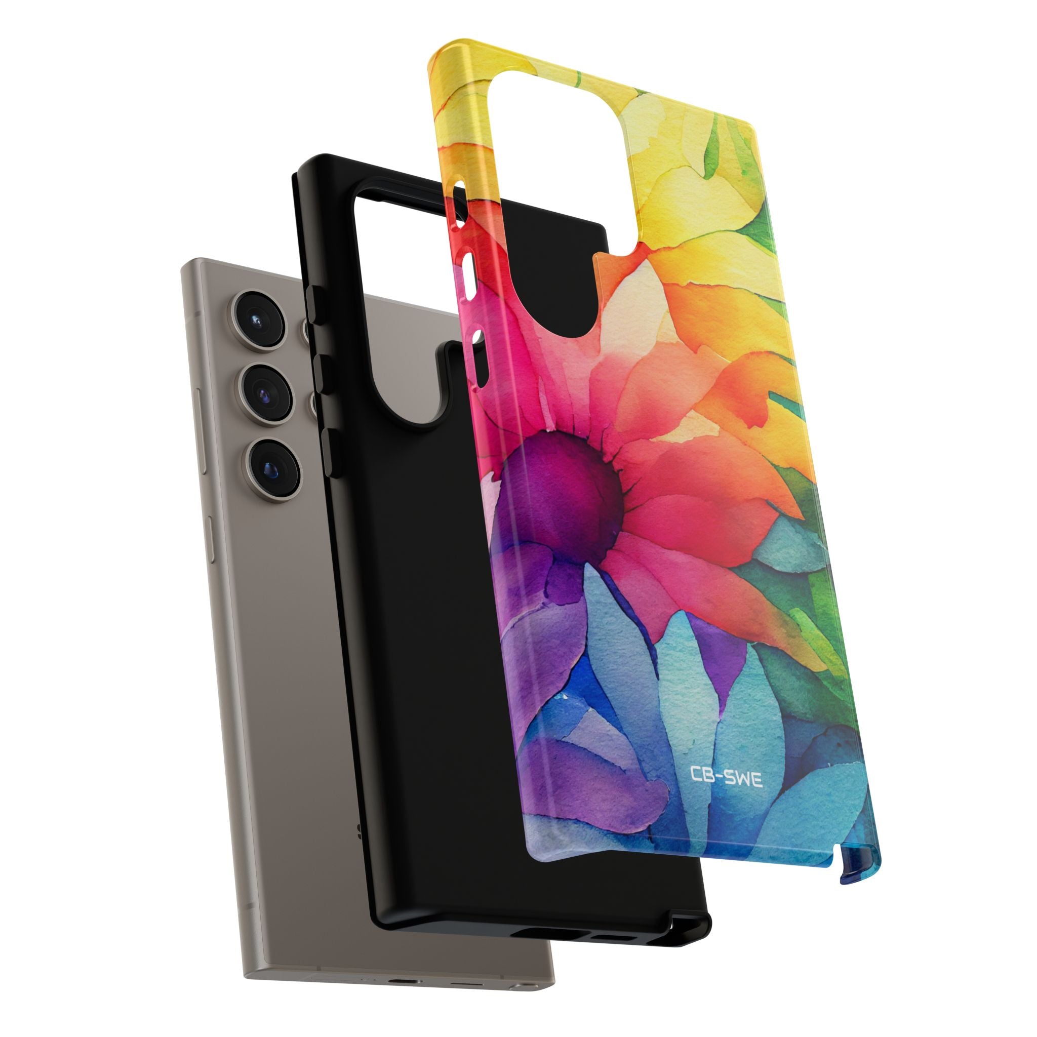 Vibrant Floral Symphony - Samsung Case