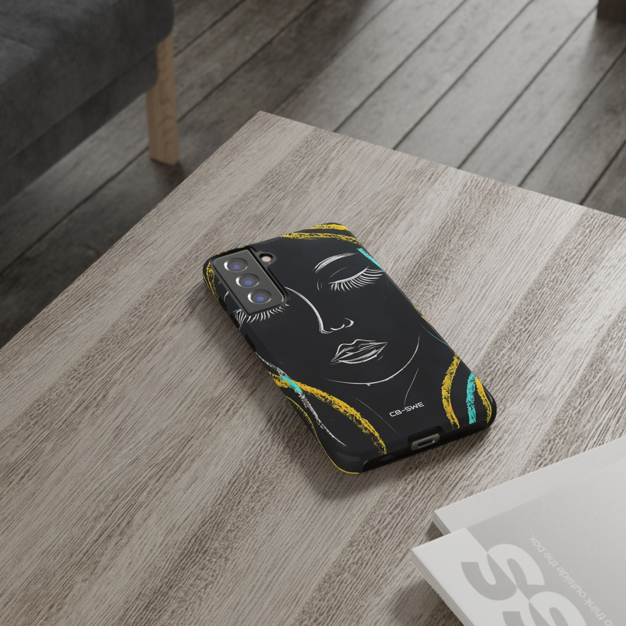Vivid Minimalist Portrait - Samsung Case