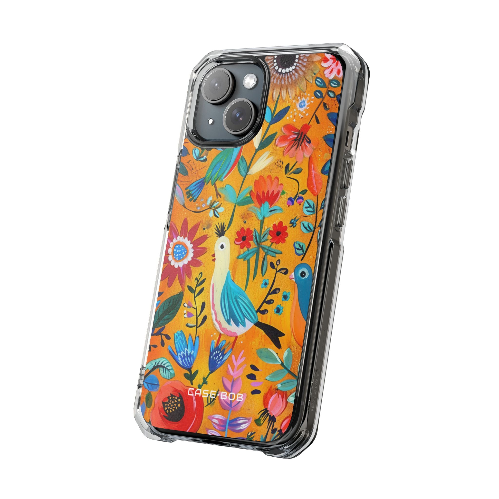 Birdwatch Bloom iPhone 15 Case - Impact