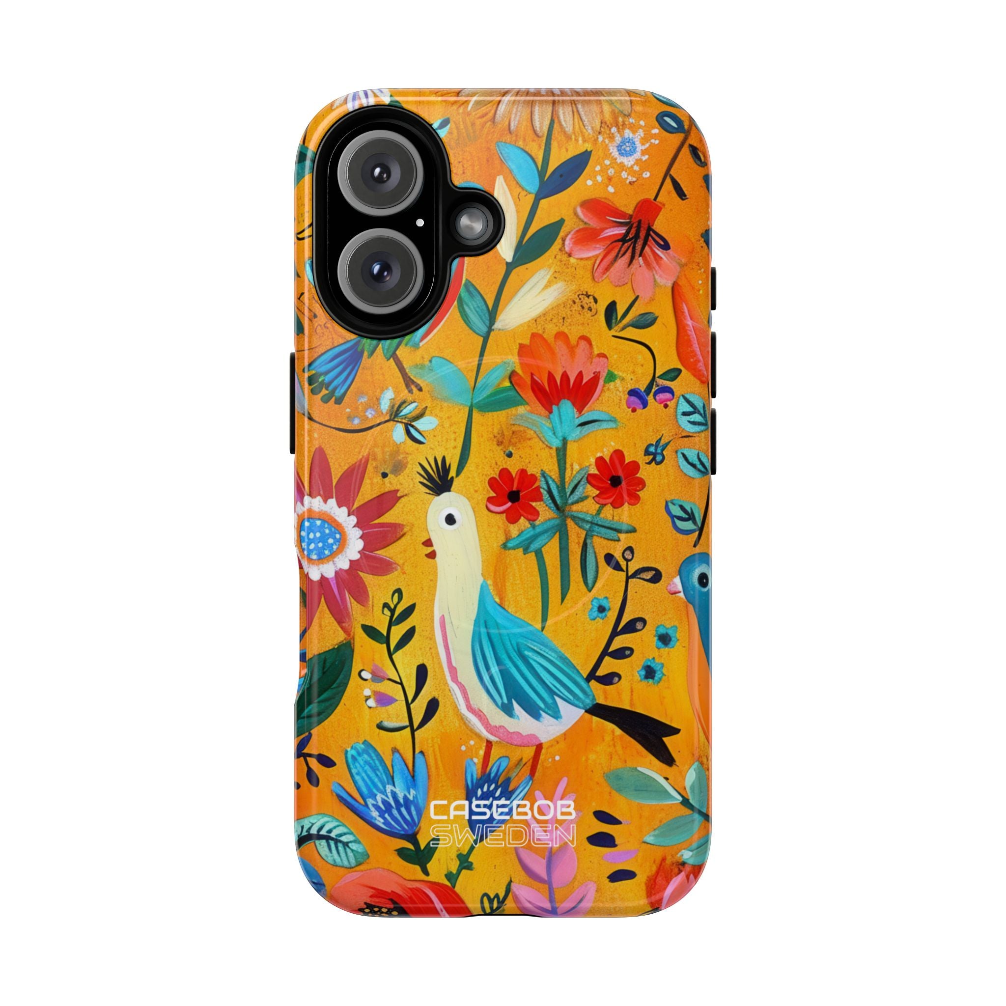 Whimsical Birds Garden iPhone 16 - Tough+