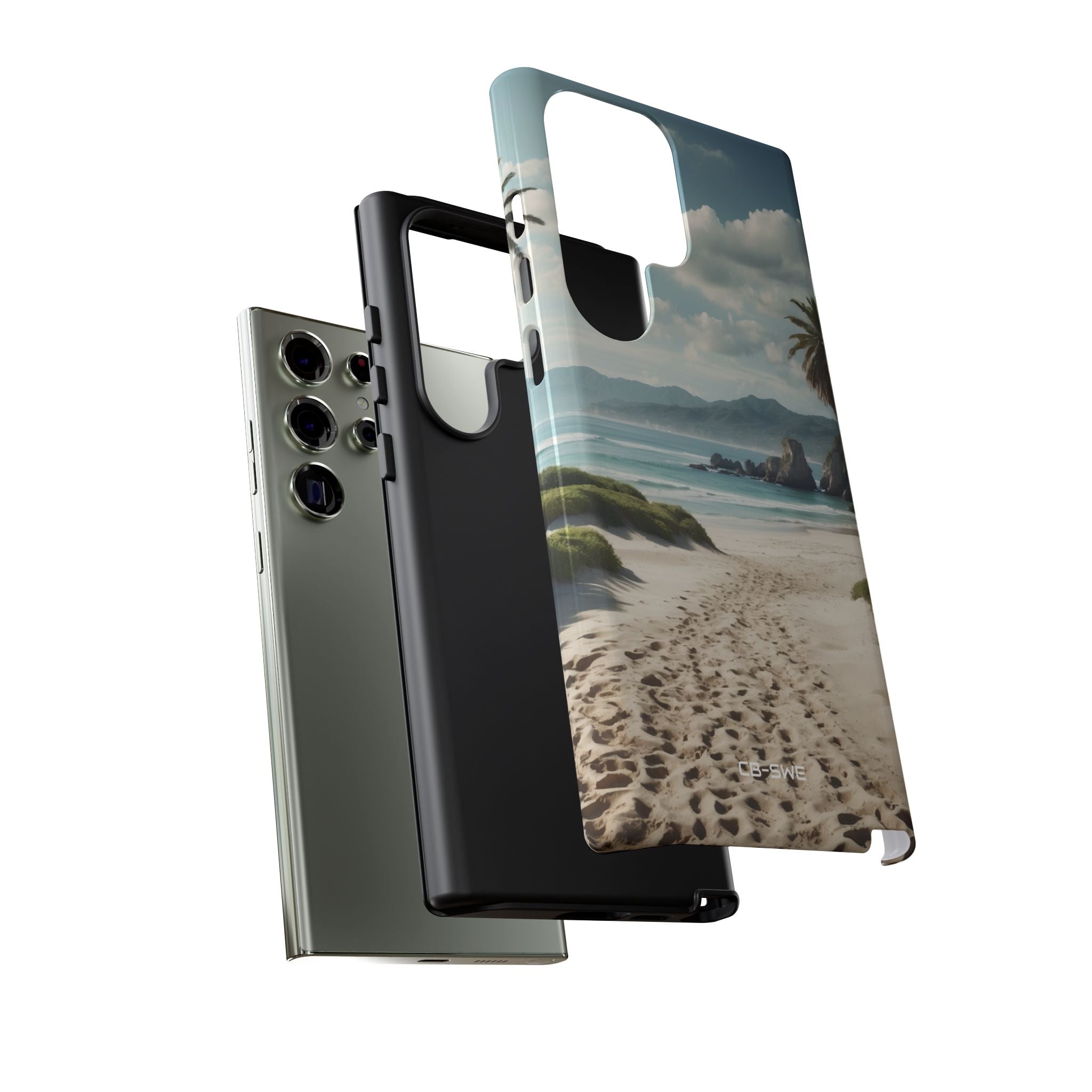 Footprints Trace Sand - Samsung Case