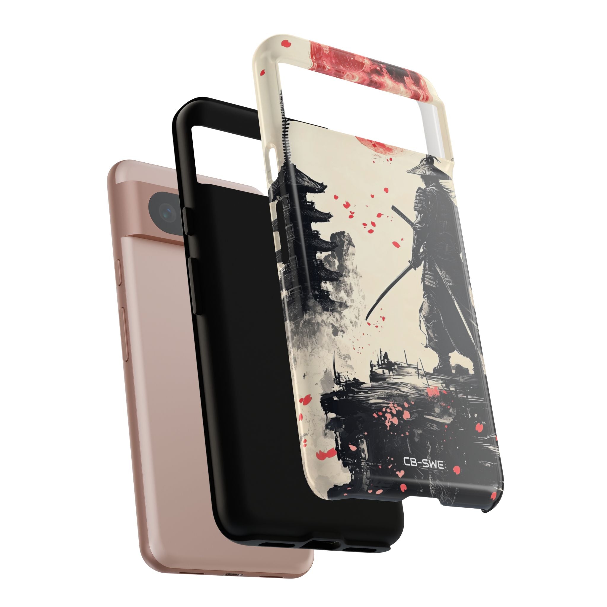 Samurai Gazes Moonward - Google Pixel Case